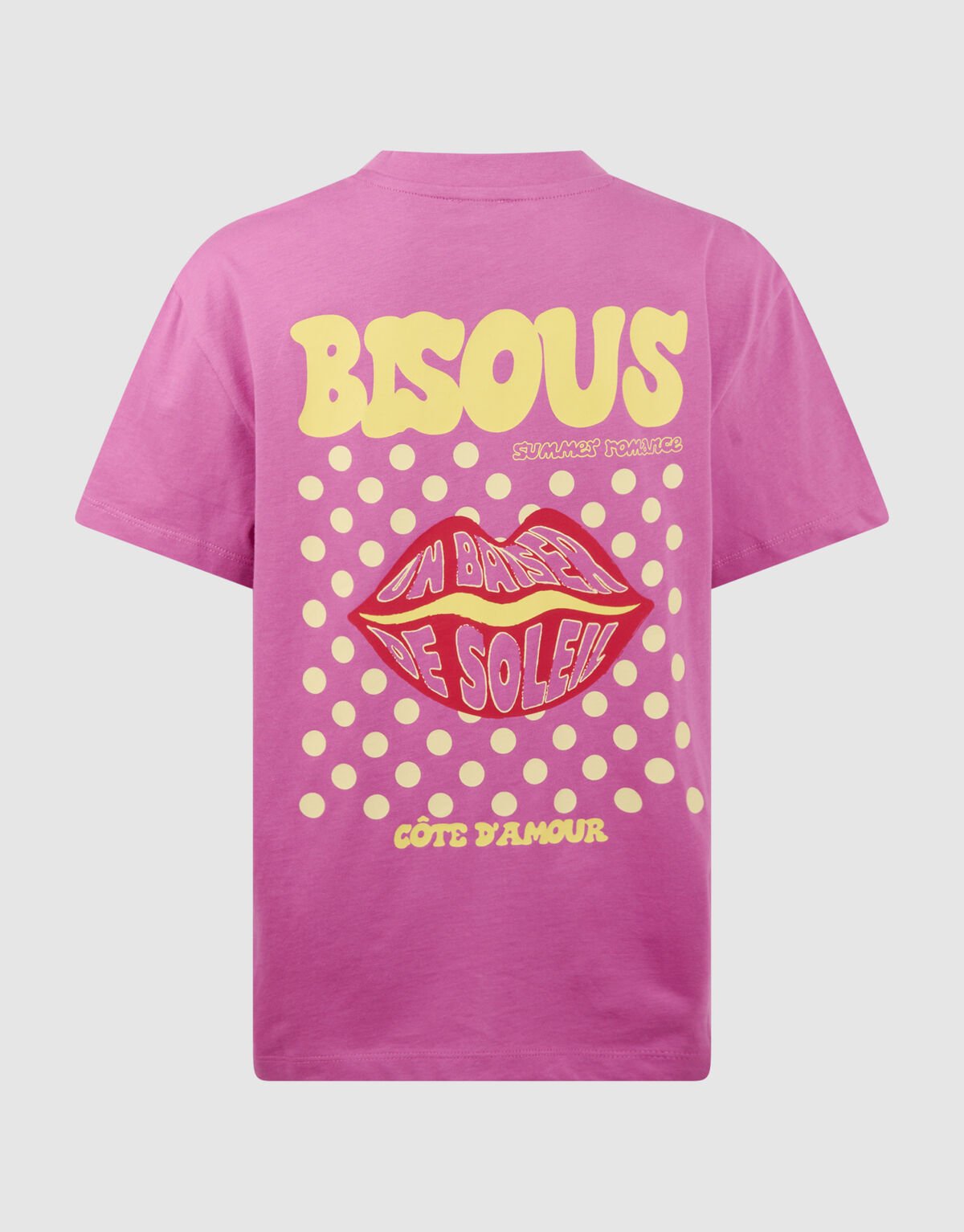 Bisous Artwork T-Shirt Lila SHOEBY GIRLS
