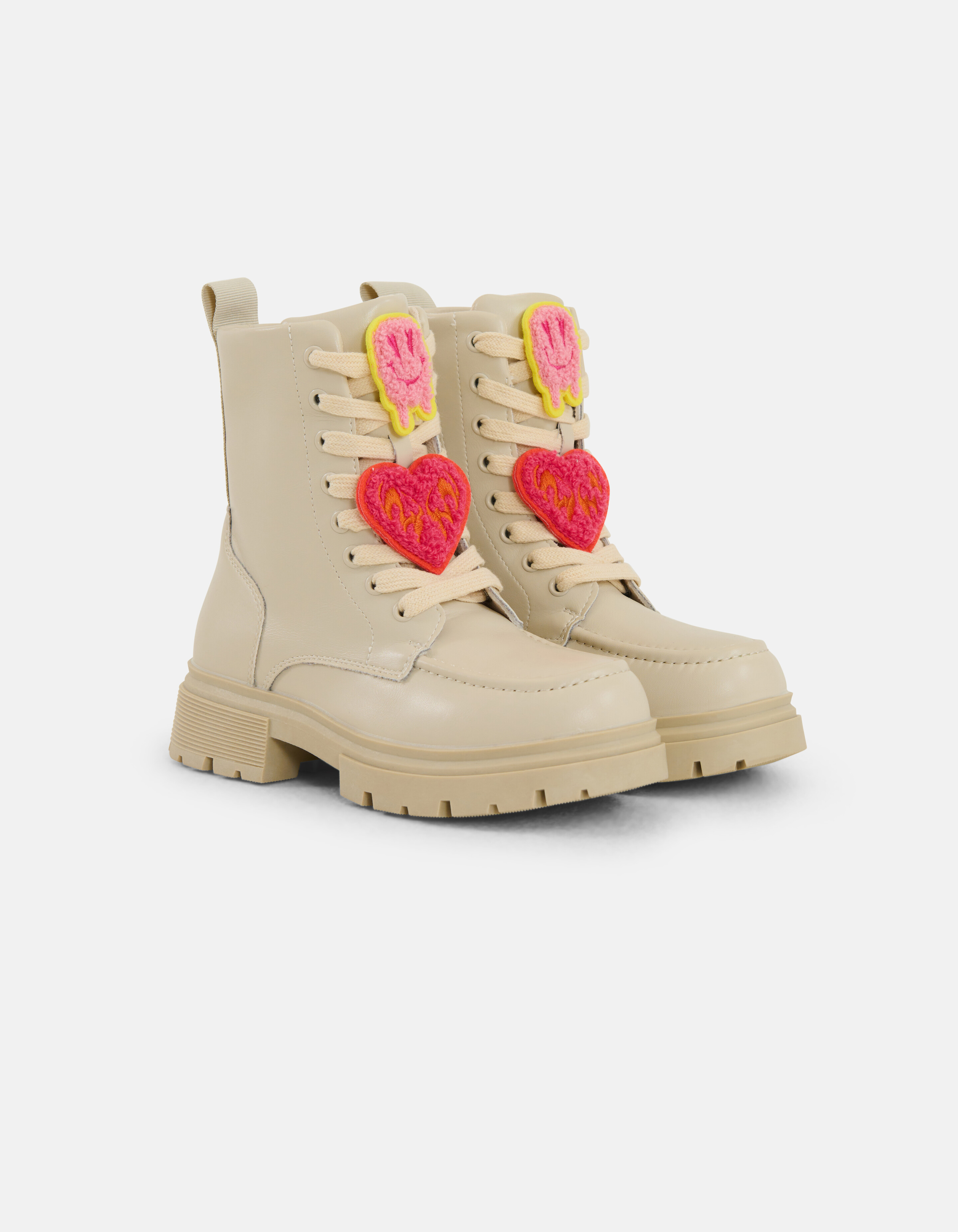 Aufgesetzte Stiefel Beige SHOEBY SHOES