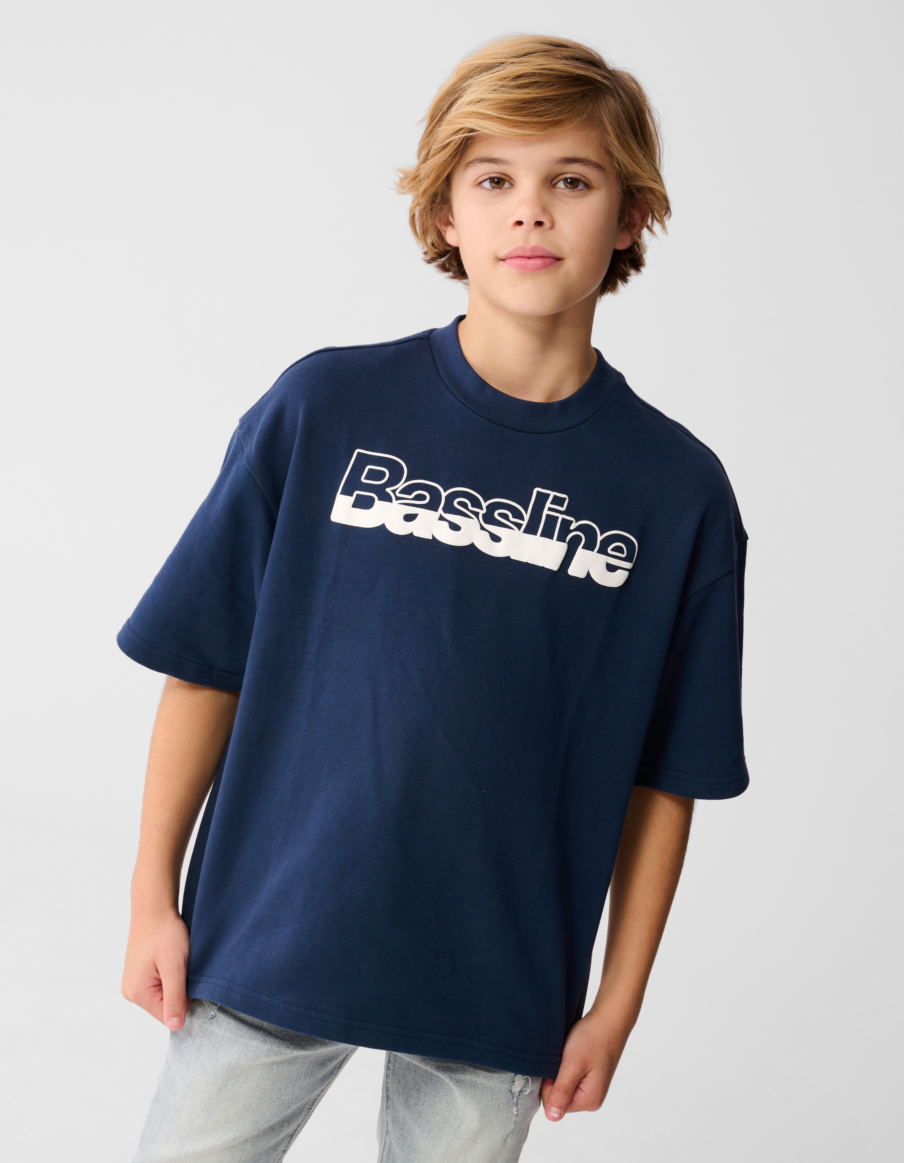 Basseline Artwork T-Shirt Dunkelblau SHOEBY BOYS