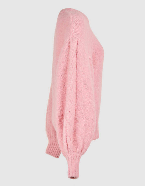 Hairy Oversized Pullover Hellrosa SHOEBY WOMEN