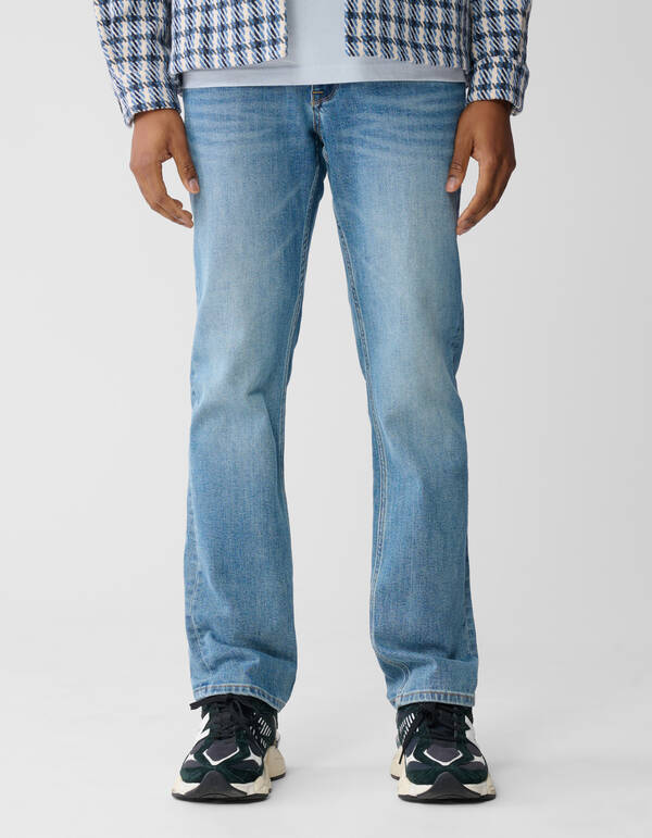 Straight Fit Jeans Blau L34 SHOEBY MEN