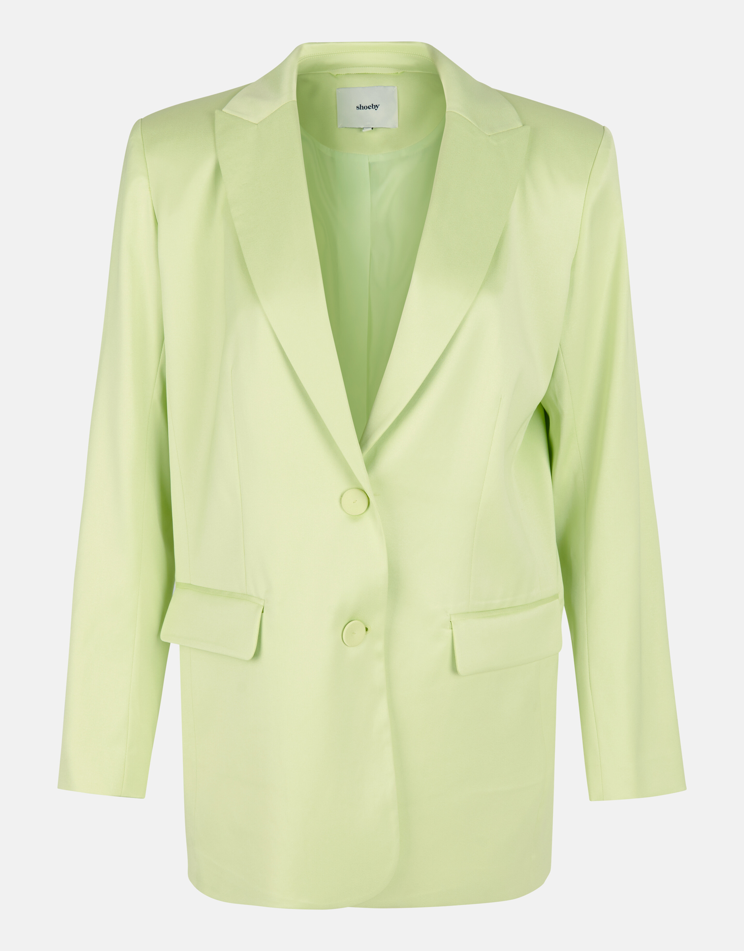 Satin Blazer Lindgrün SHOEBY WOMEN