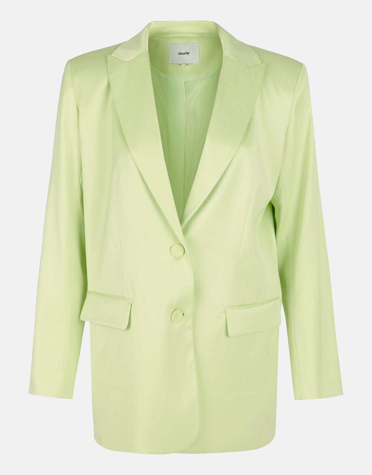Satin Blazer Lindgrün SHOEBY WOMEN