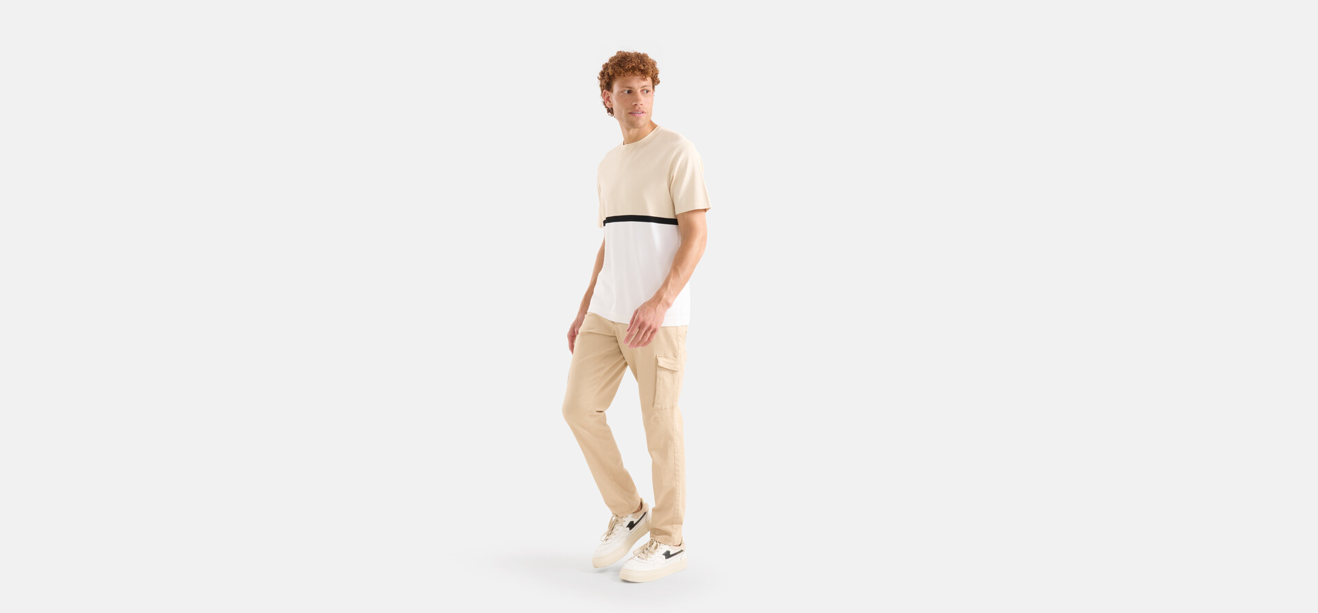 Cargohose Beige SHOEBY MEN