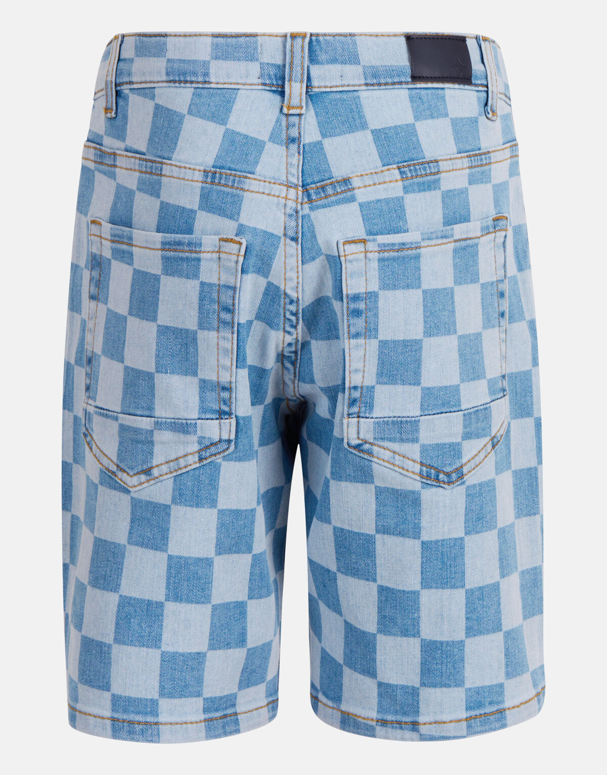 Karo-Denim-Kurzer Mittelstein SHOEBY BOYS