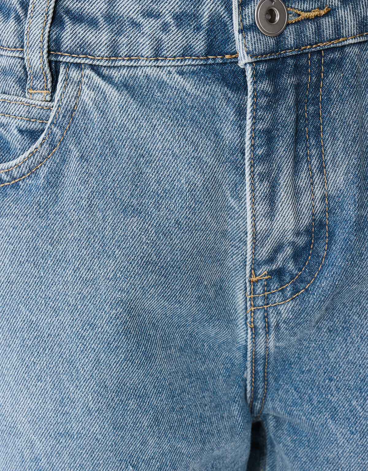 Bestickte Jeans mit weitem Bein, gebleicht SHOEBY GIRLS