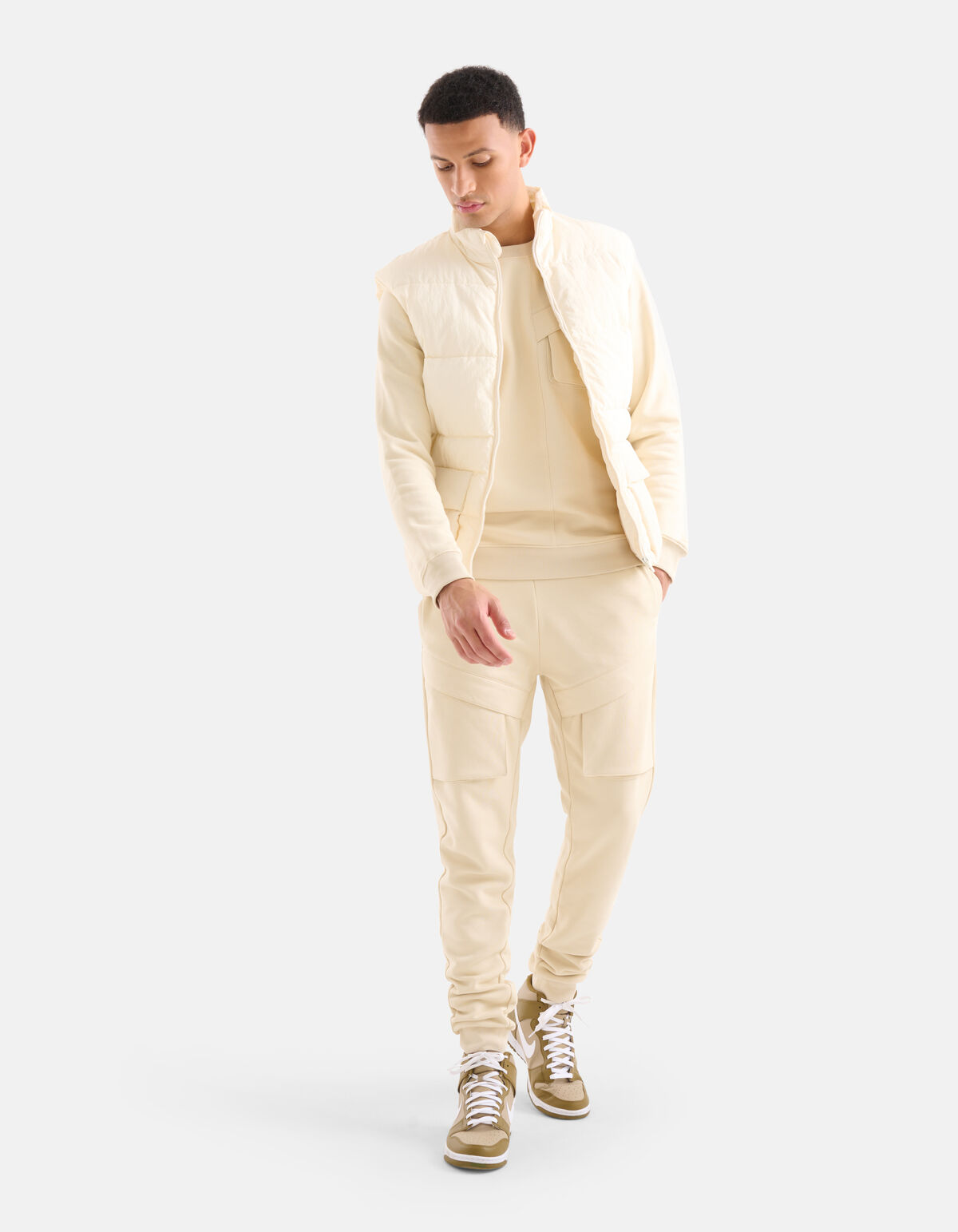 Cargo-Sweatpants Beige SHOEBY MEN