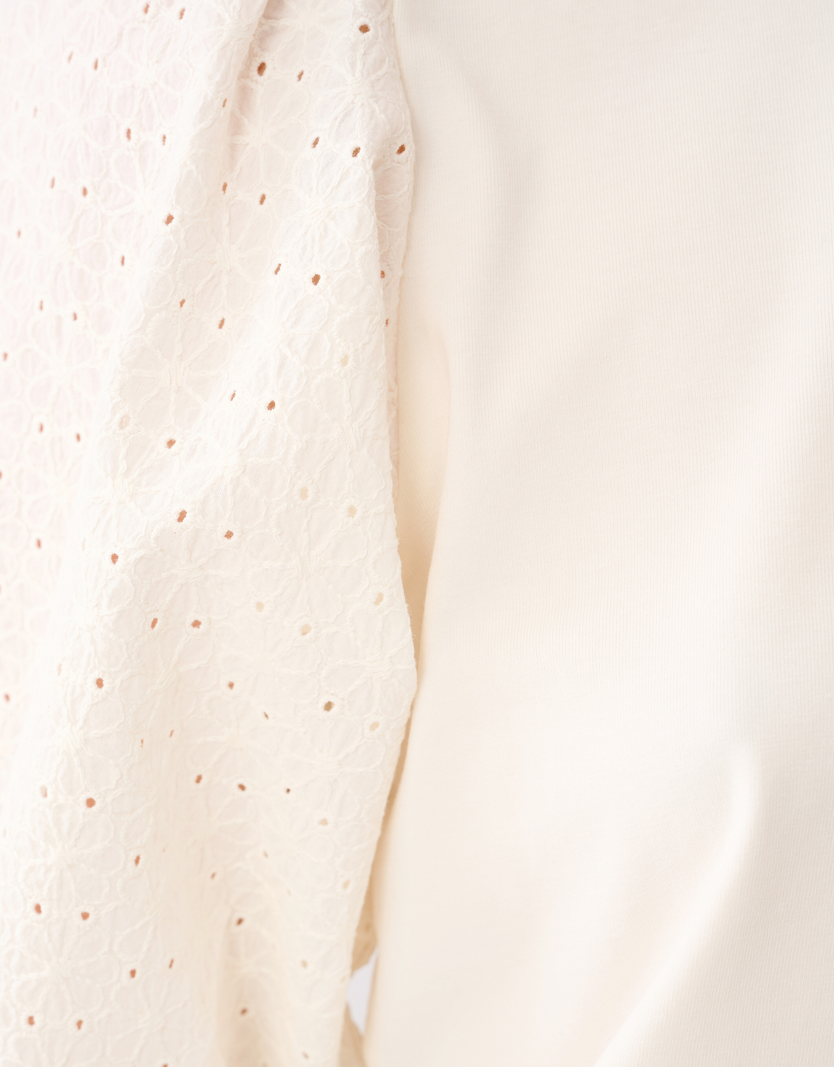 Besticktes Top Off White SHOEBY WOMEN