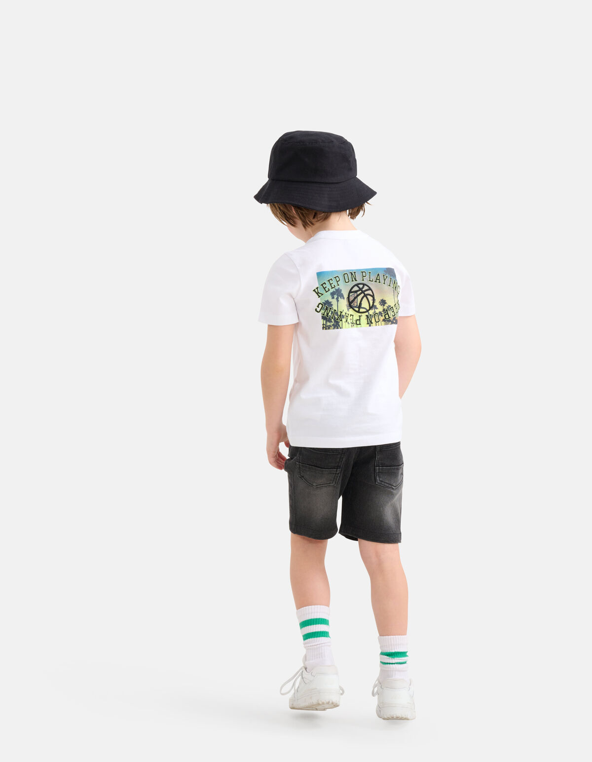 Denim Short Grijs SHOEBY BOYS