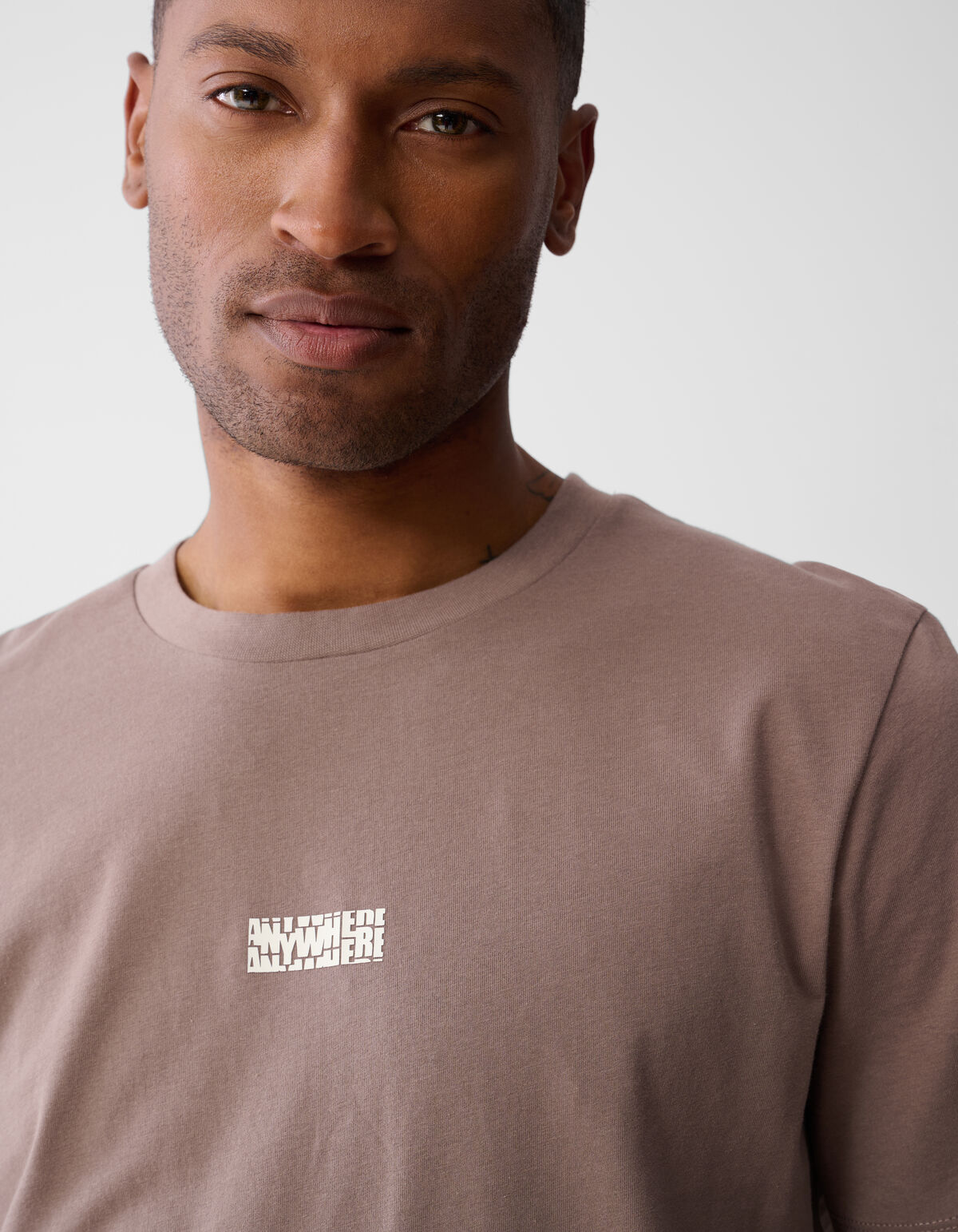 Anywhere Artwork T-shirt Hellbraun SHOEBY MEN