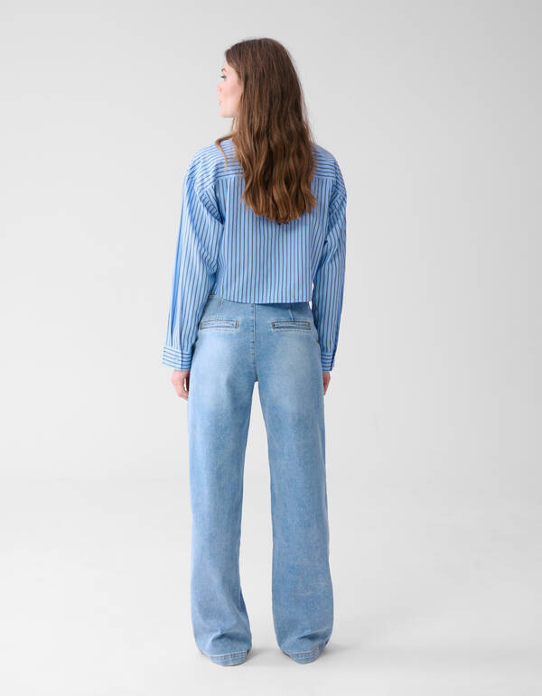 Wide Leg Jeans Mediumstone SHOEBY WOMEN