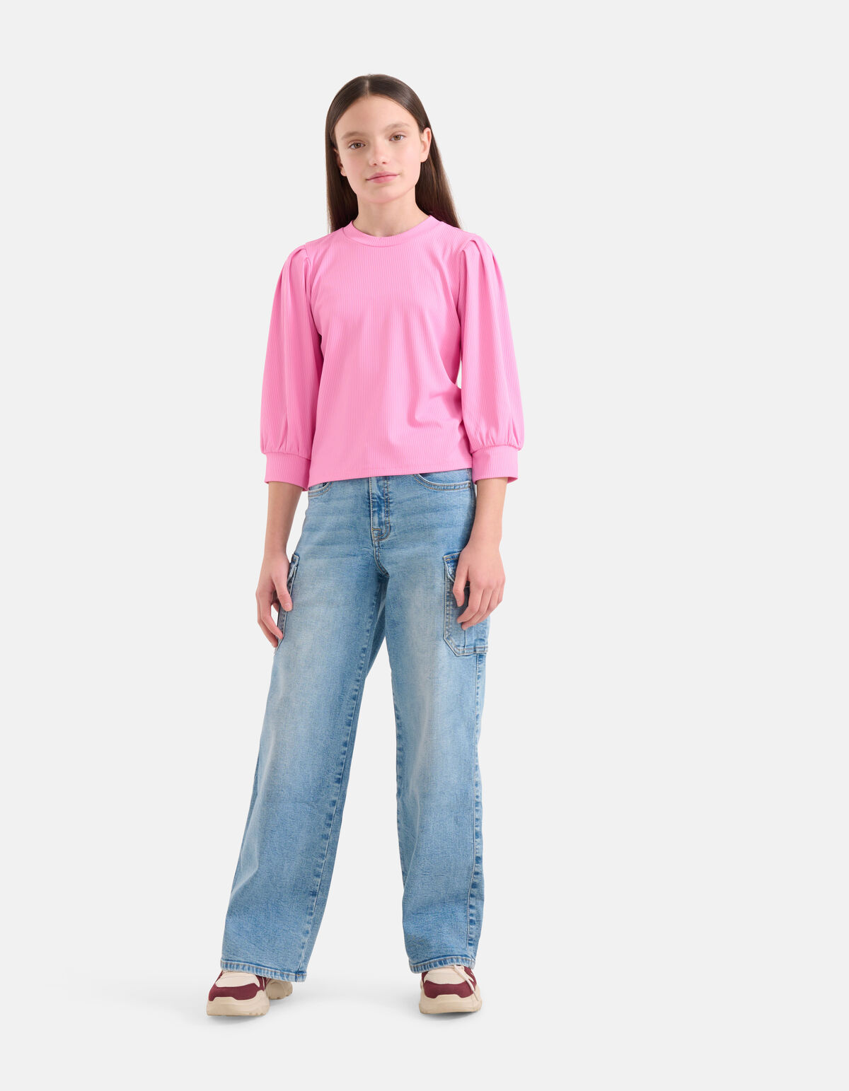 Rib Top Roze SHOEBY GIRLS