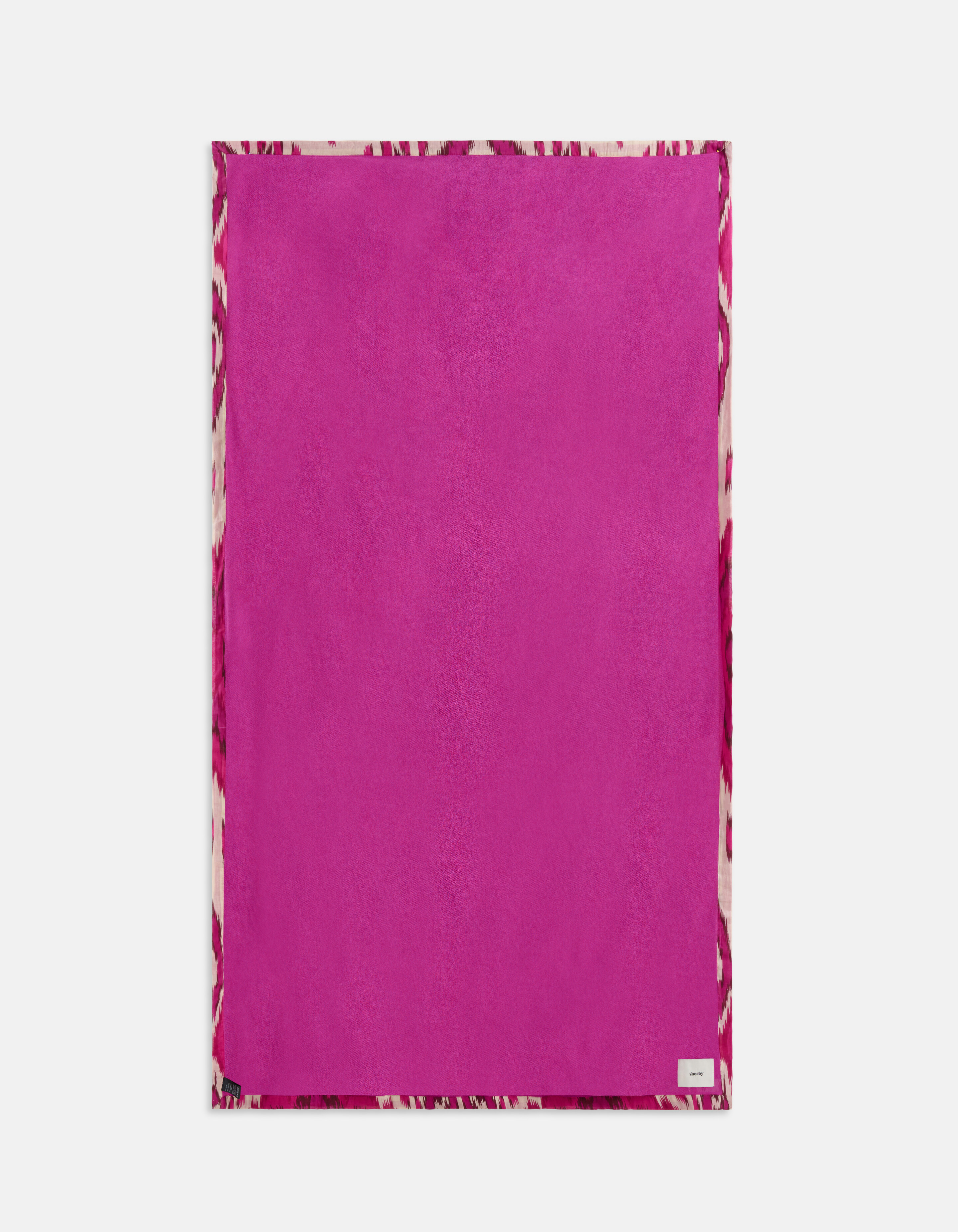 Graphic Print Badetuch Rosa SHOEBY ACCESSOIRES