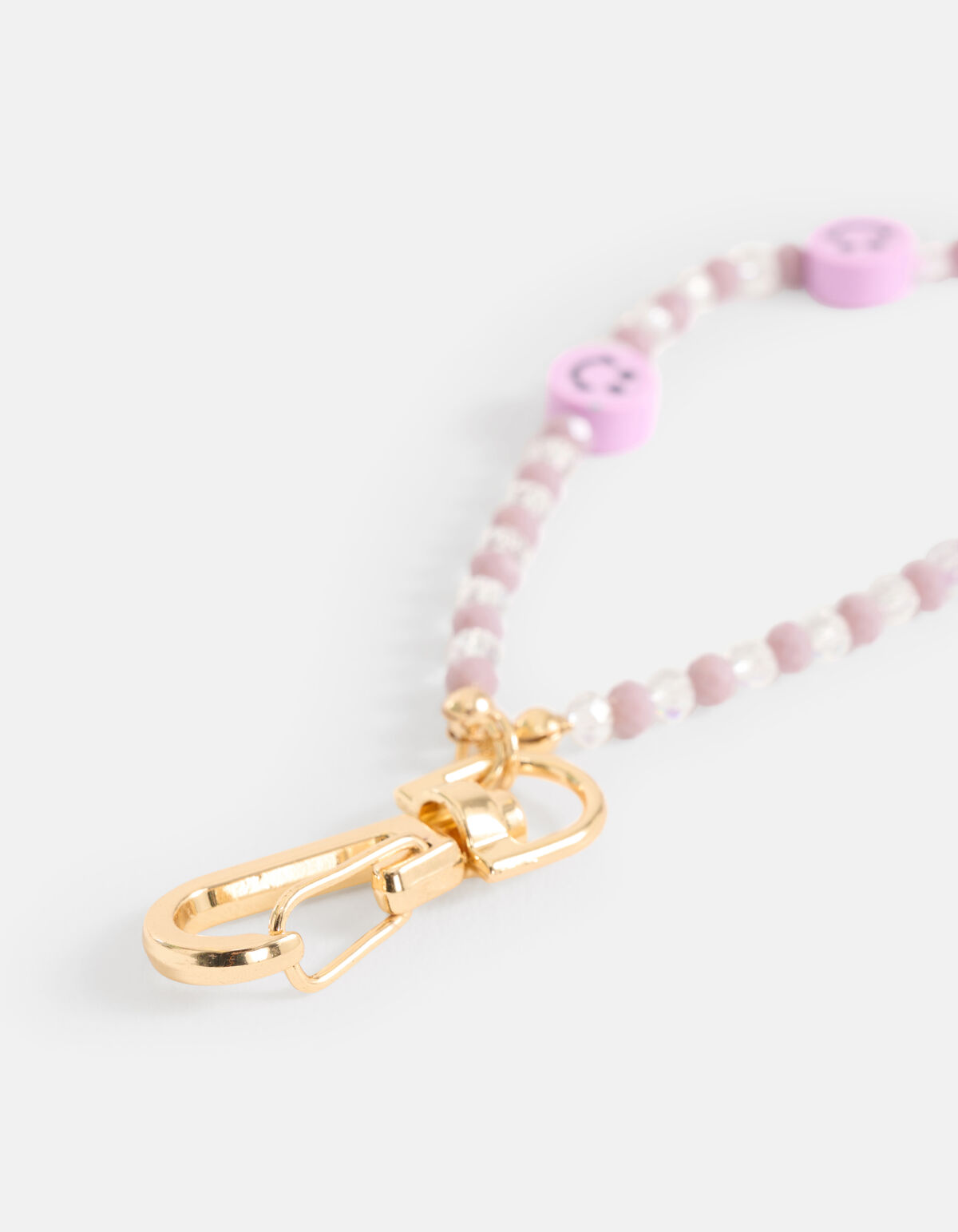 Perlen-Schlüsselanhänger Hellviolett SHOEBY ACCESSOIRES