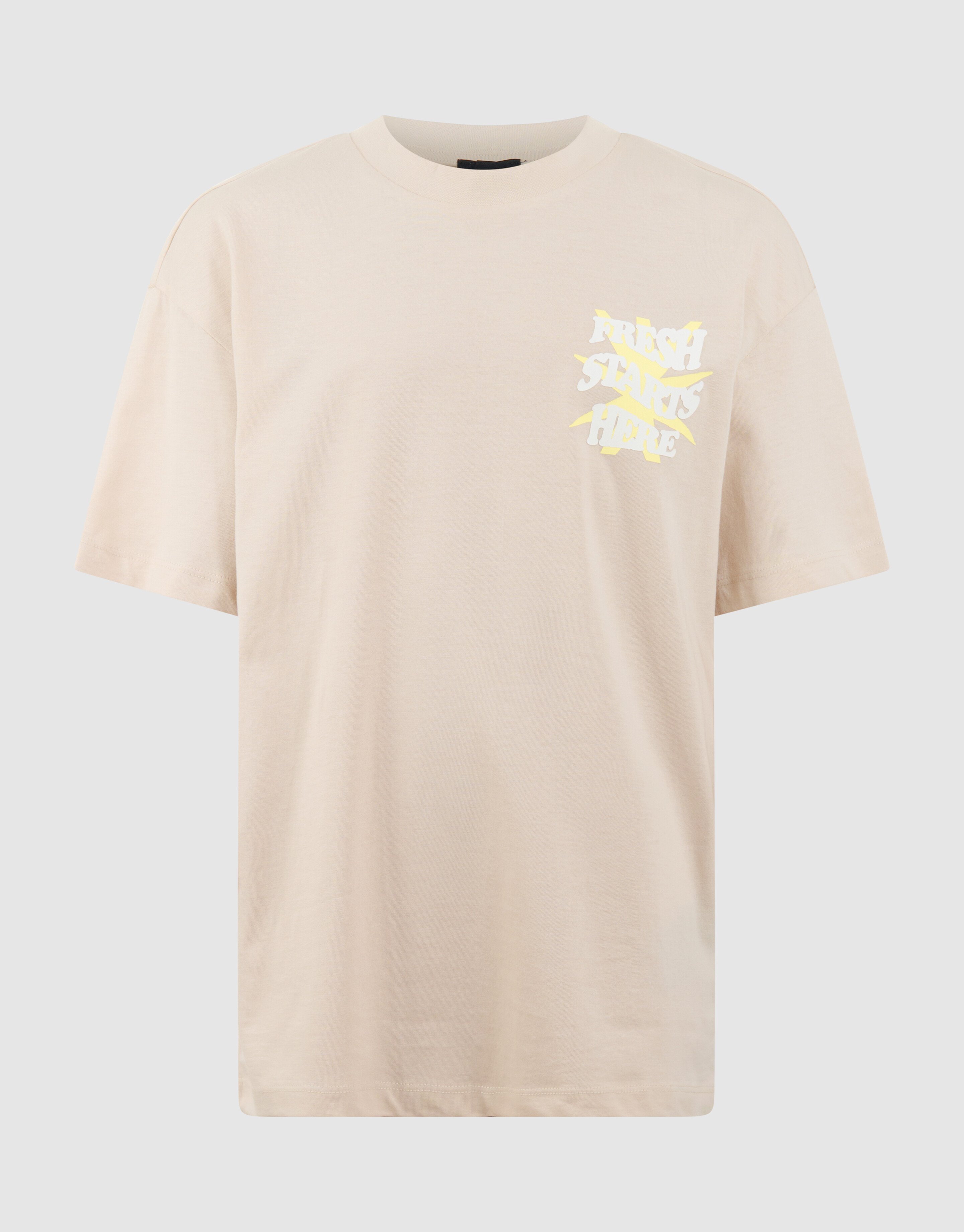 Fresh Artwork T-Shirt Beige SHOEBY BOYS