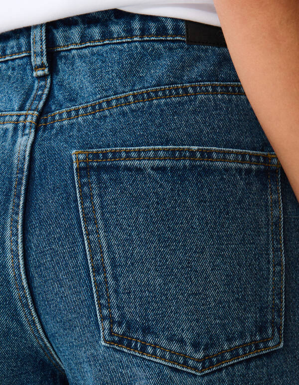 Weit geschnittene Jeans Dunkelblau SHOEBY WOMEN