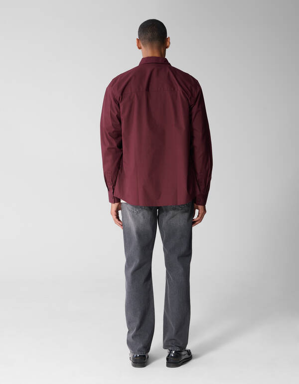 Basic Hemd Dunkelrot SHOEBY MEN