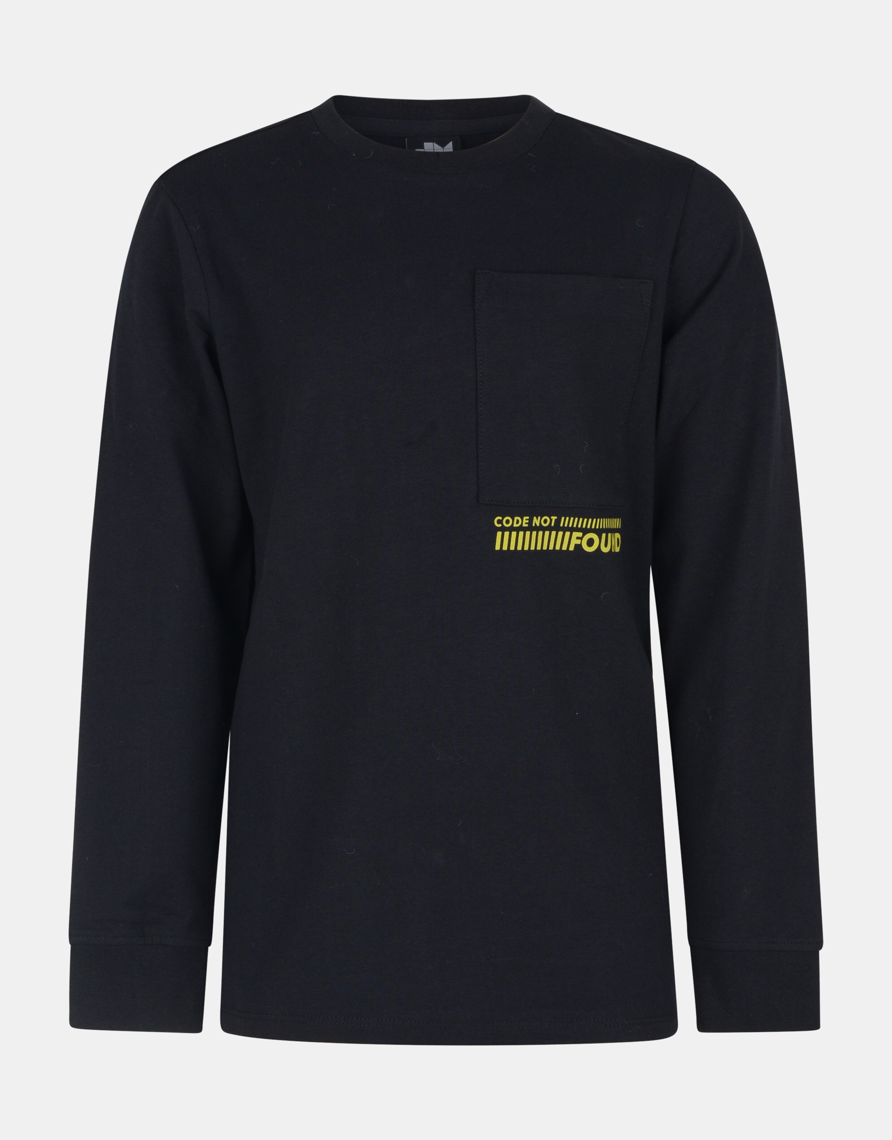 Langärmeliges T-Shirt mit Textdruck Schwarz JILL&MITCH