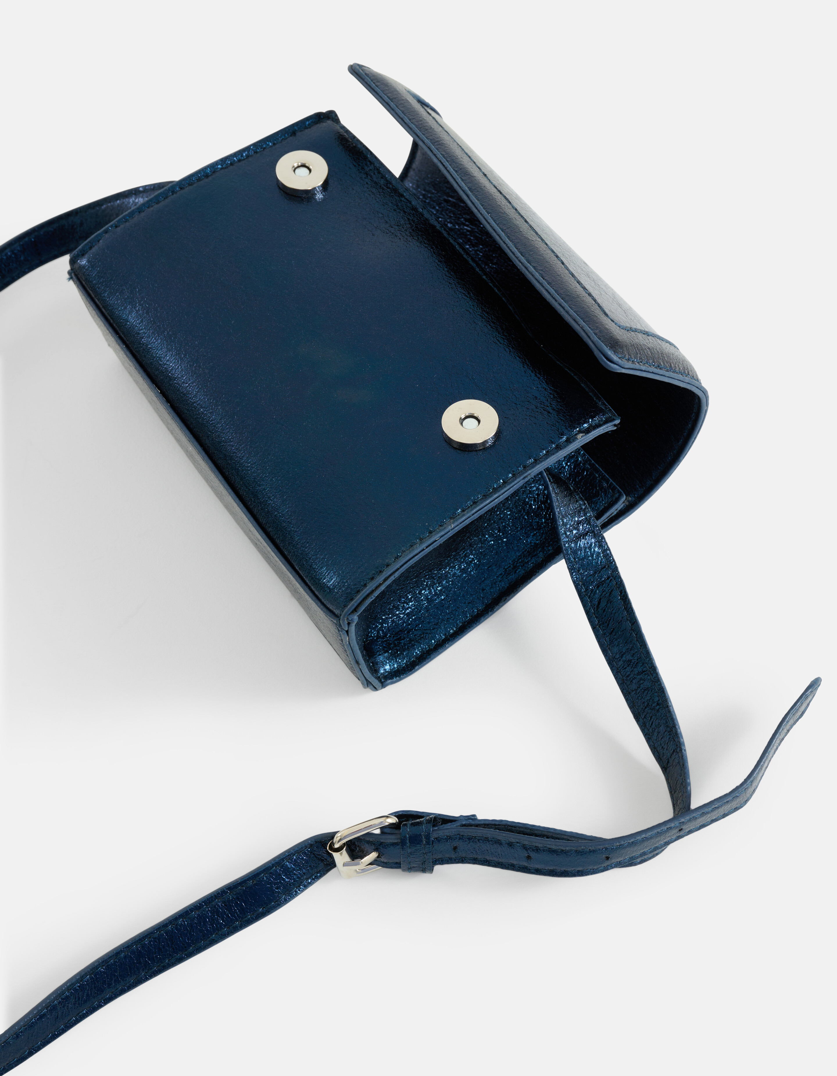 Metallic Mini Tas Donkerblauw SHOEBY ACCESSOIRES