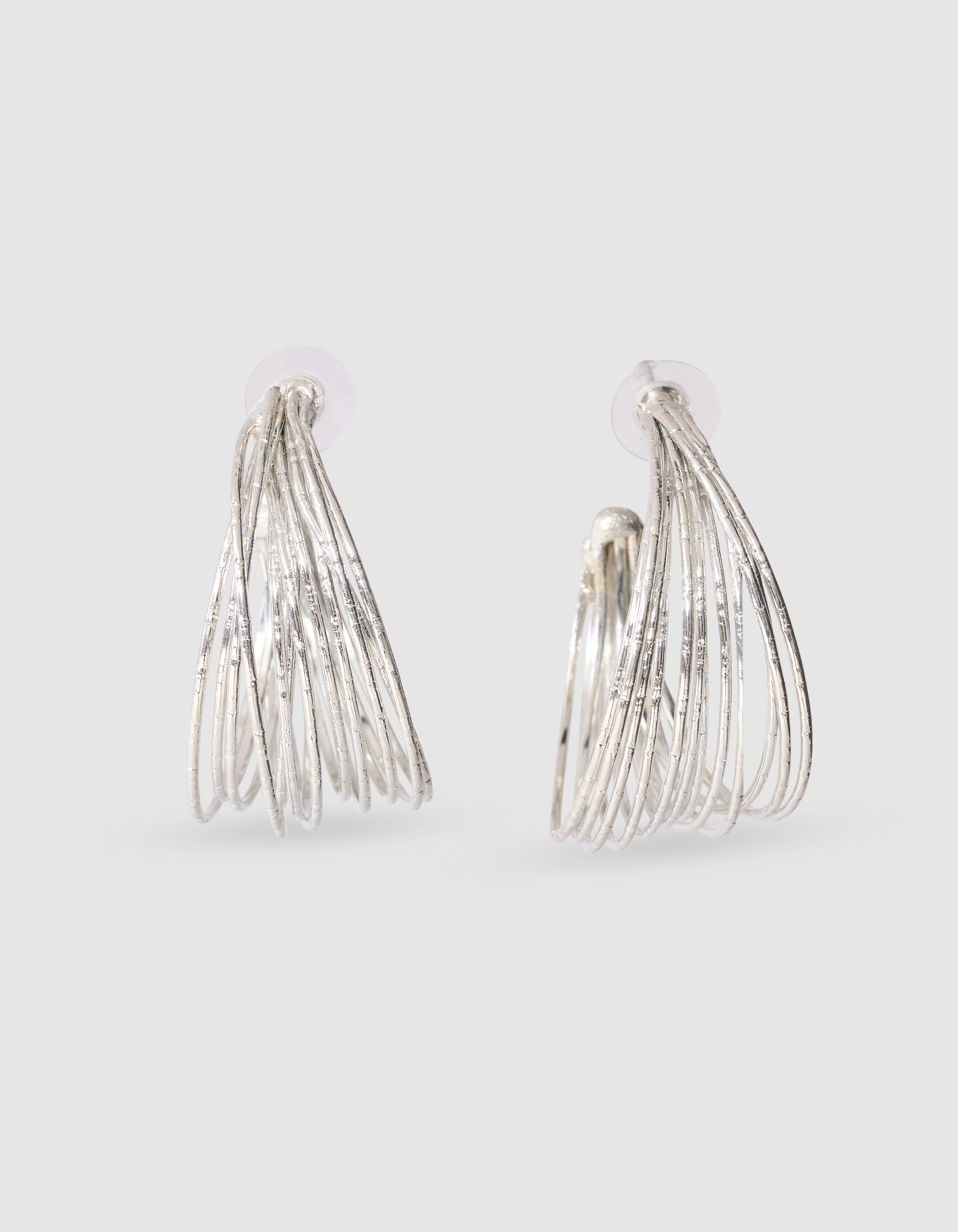 Multi-Hoop-Ohrringe Silber SHOEBY ACCESSOIRES