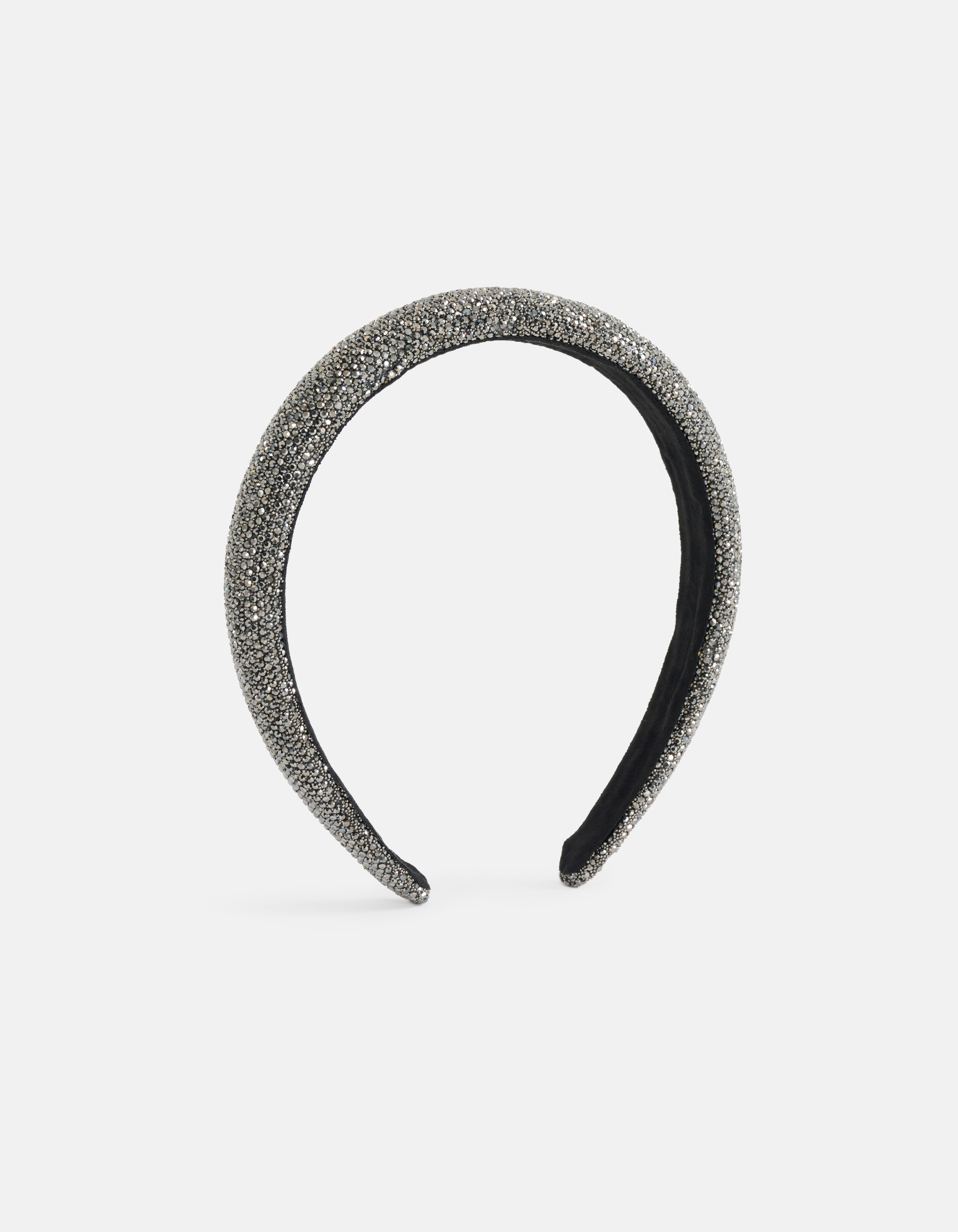 Strass-Haarband Dunkelgrau SHOEBY ACCESSOIRES