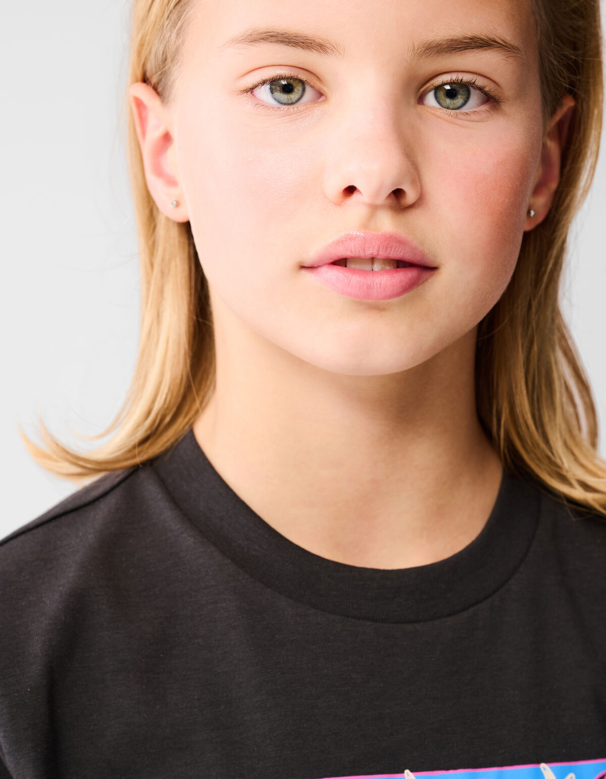 Bonjour Artwork T-shirt Schwarz SHOEBY GIRLS