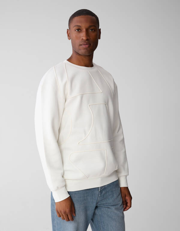 Cord Artwork Pullover Off White SHOEBY MEN