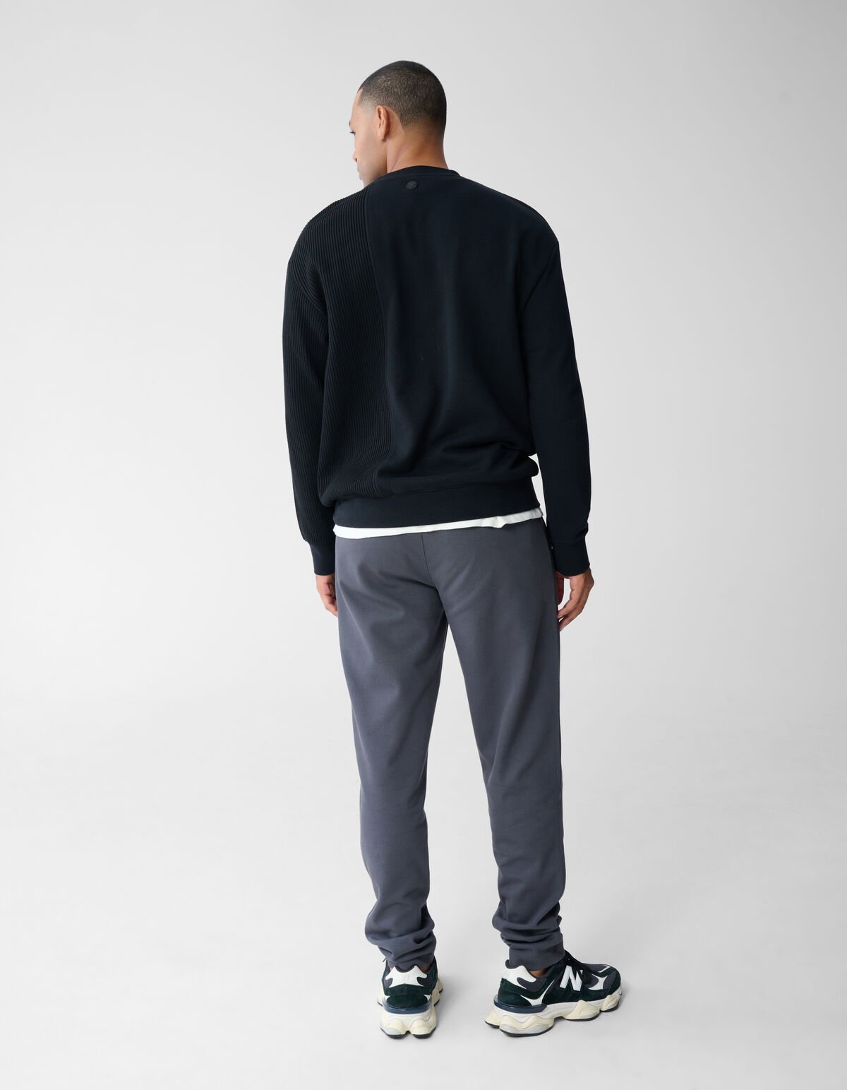 Mixed Sweater Schwarz SHOEBY MEN