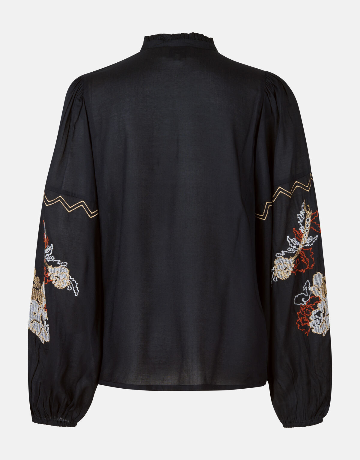 Bestickte Bluse Schwarz von Mieke SHOEBY WOMEN