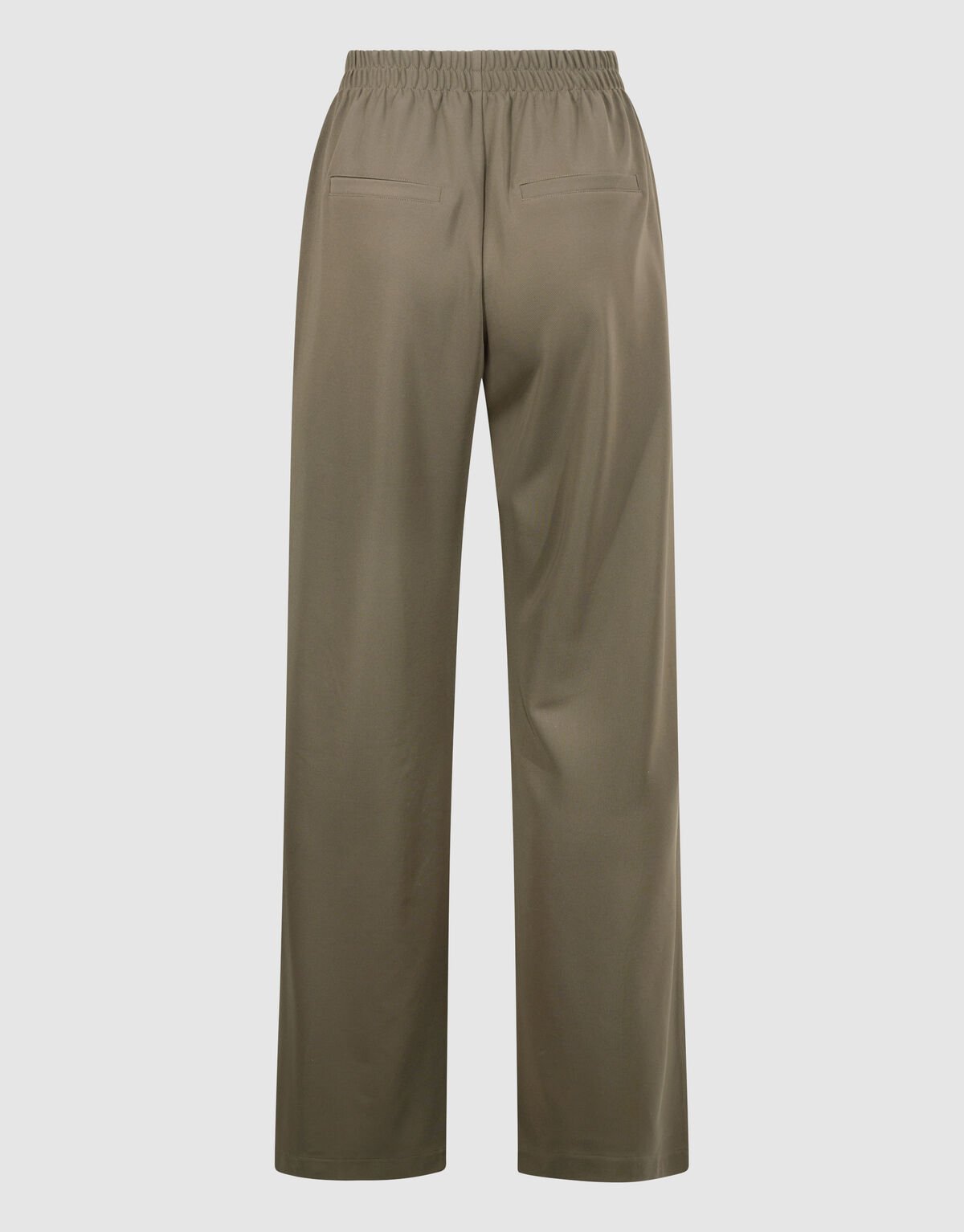 Basic Wide Leg Hose Dunkelgrün SHOEBY WOMEN