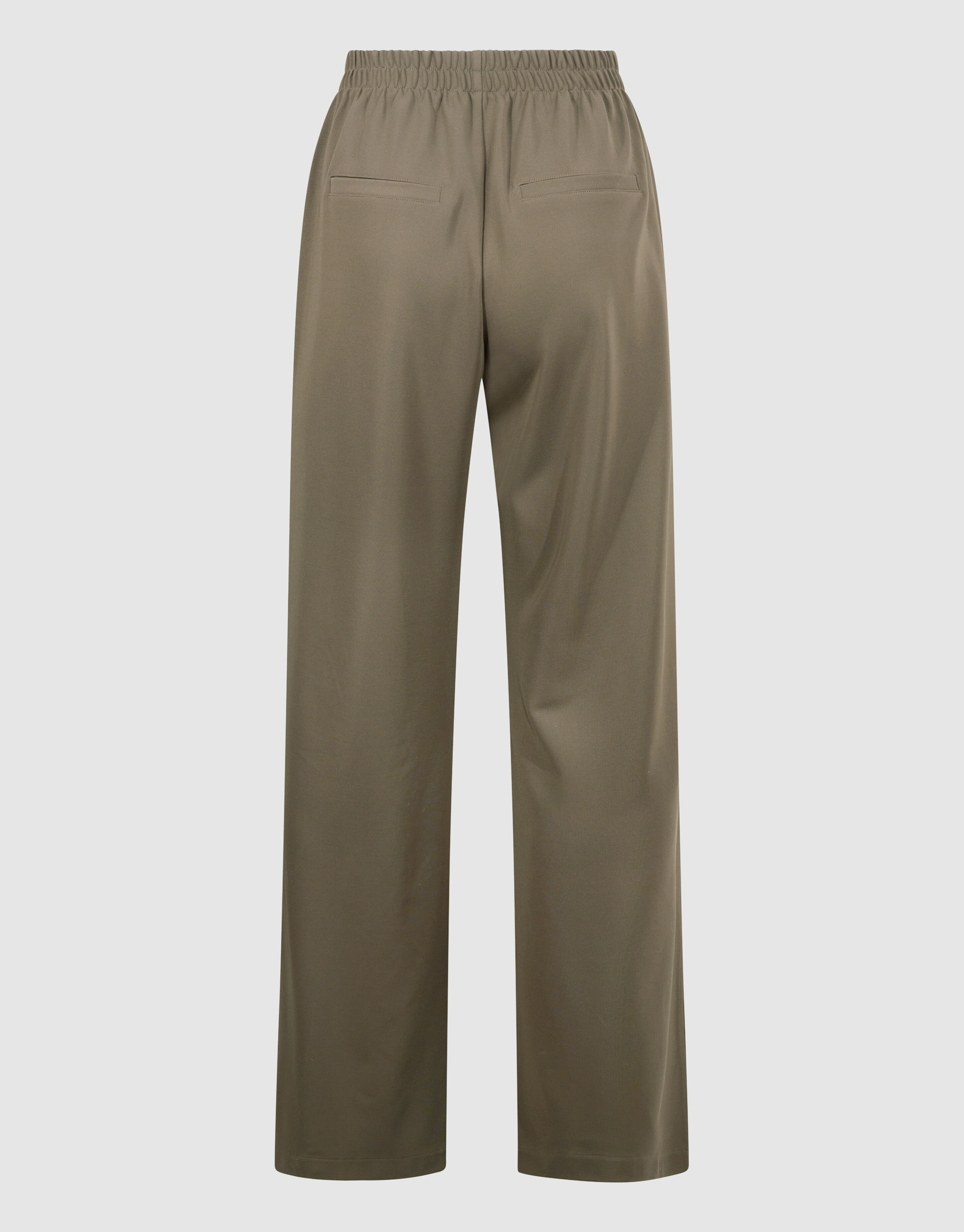 Basic Wide Leg Hose Dunkelgrün SHOEBY WOMEN