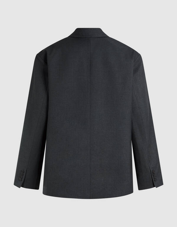 Übergroßer Blazer Dunkelgrau SHOEBY WOMEN