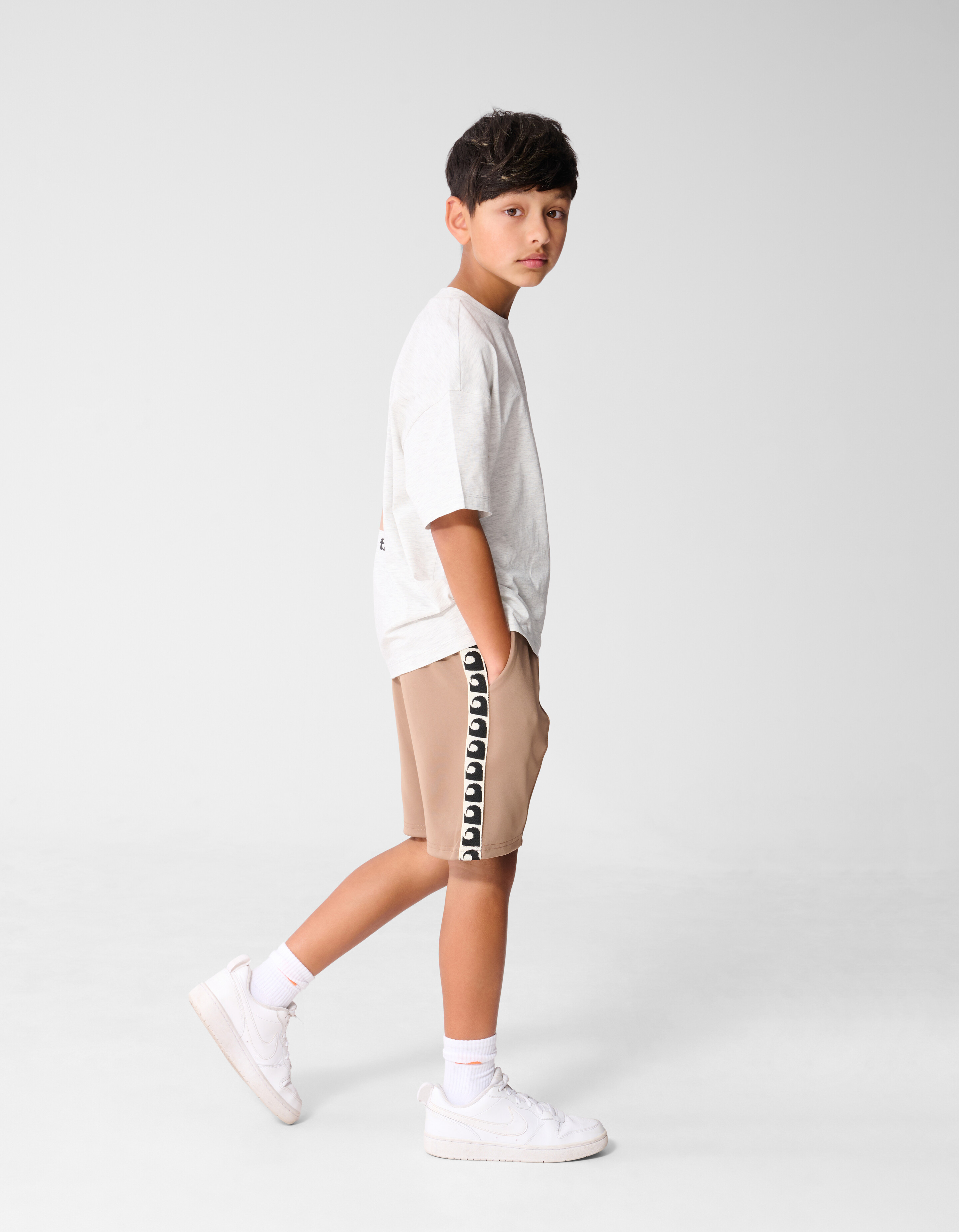 Welle Kurz Taupe SHOEBY BOYS