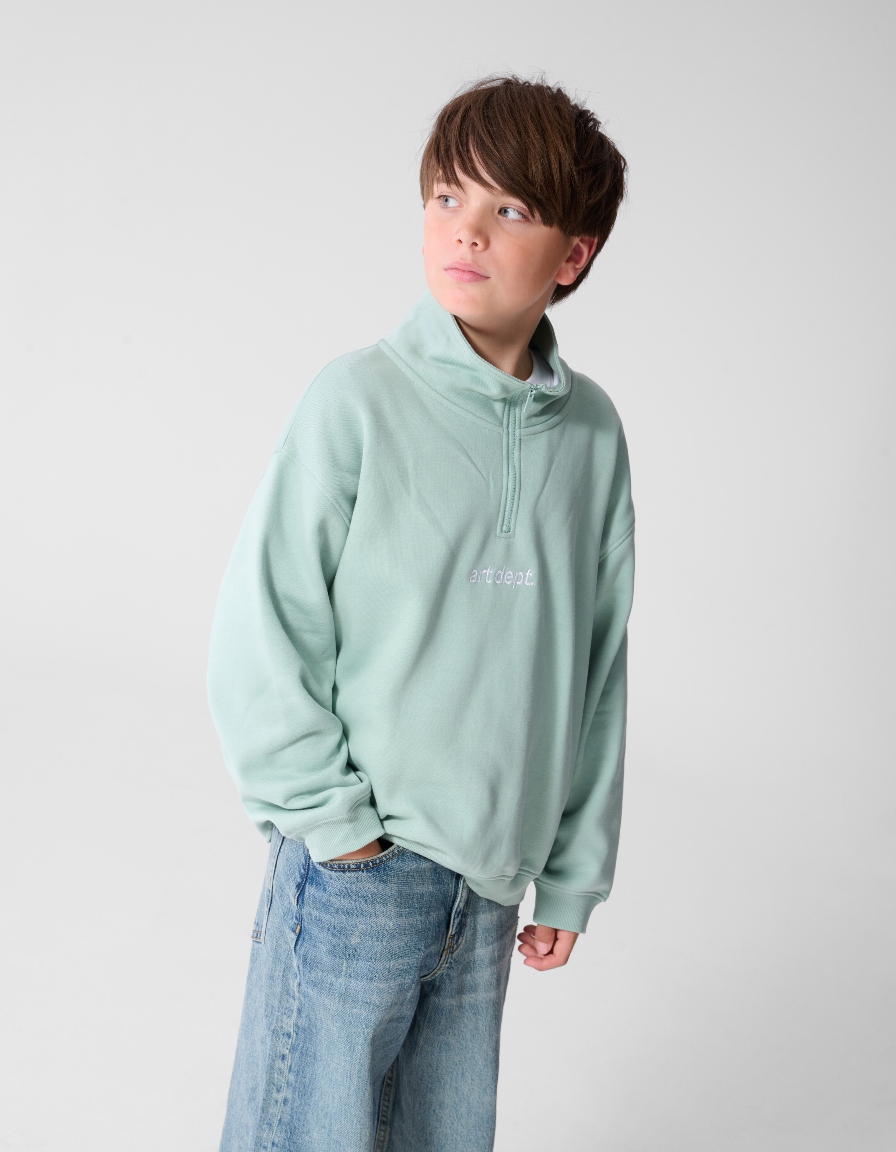Art Dept Sweatshirt Hellgr&uuml;n SHOEBY BOYS