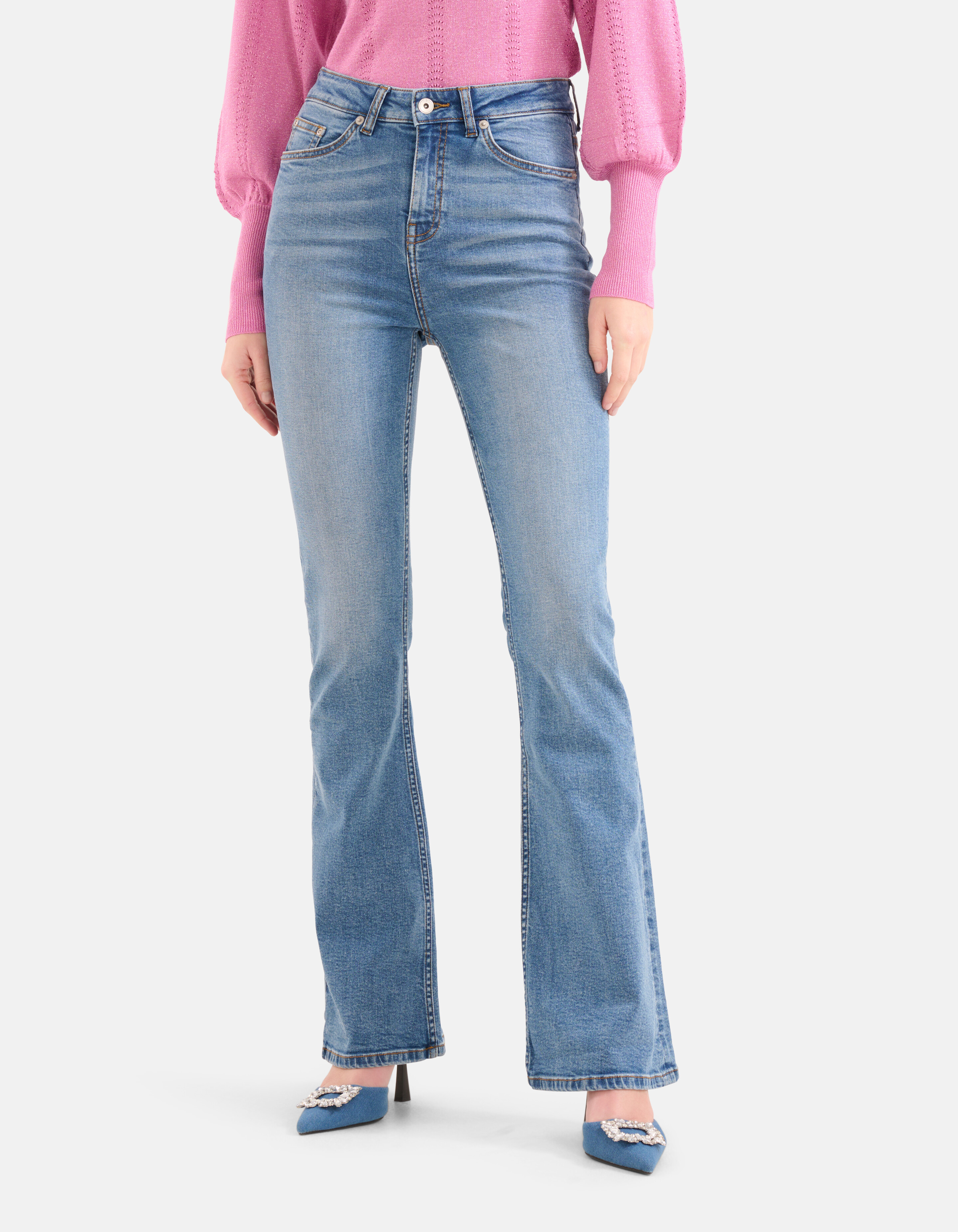 Ausgestellte Denim-Jeans Mediumstone L34 SHOEBY WOMEN