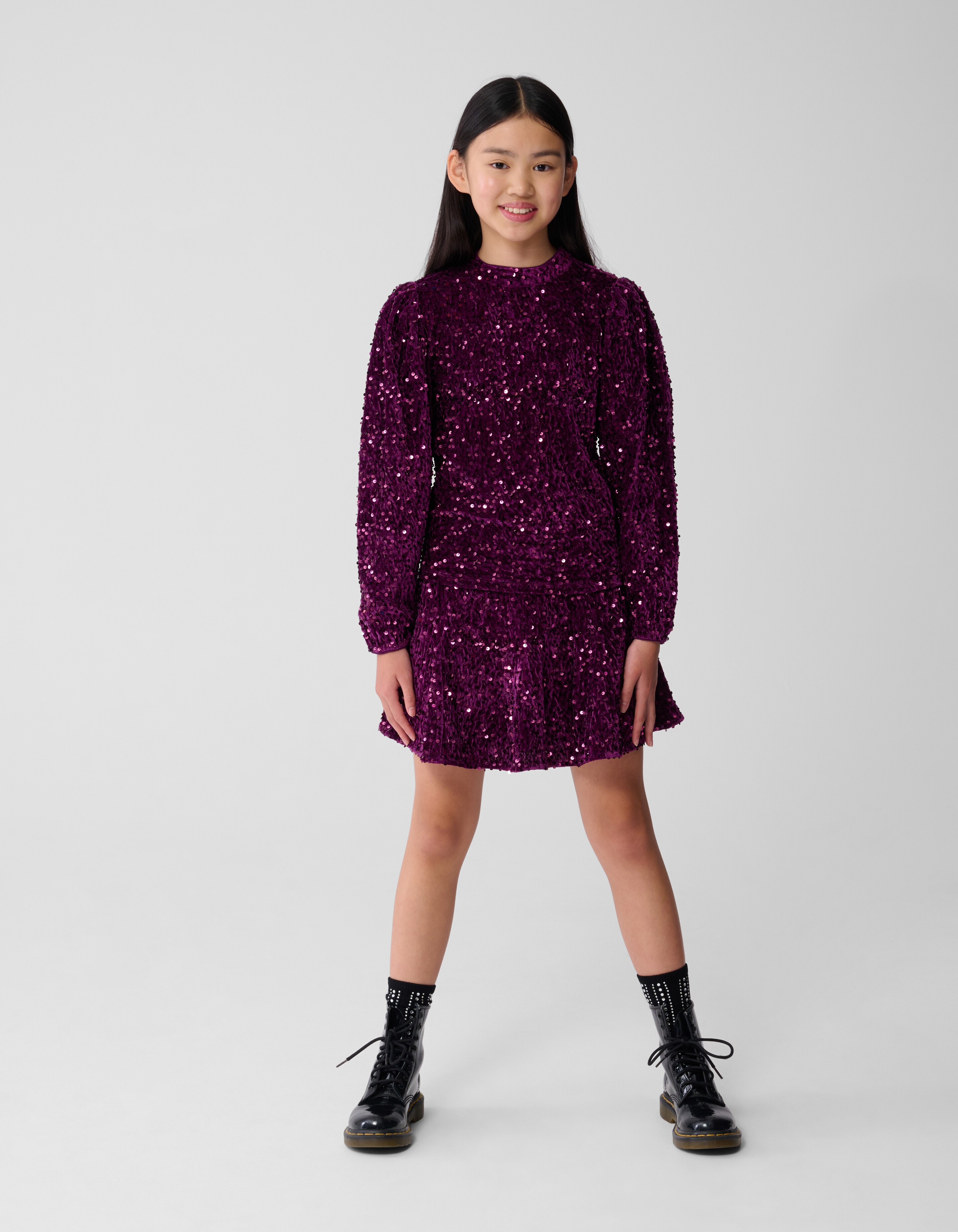 Sequin Top Dunkelrosa SHOEBY GIRLS