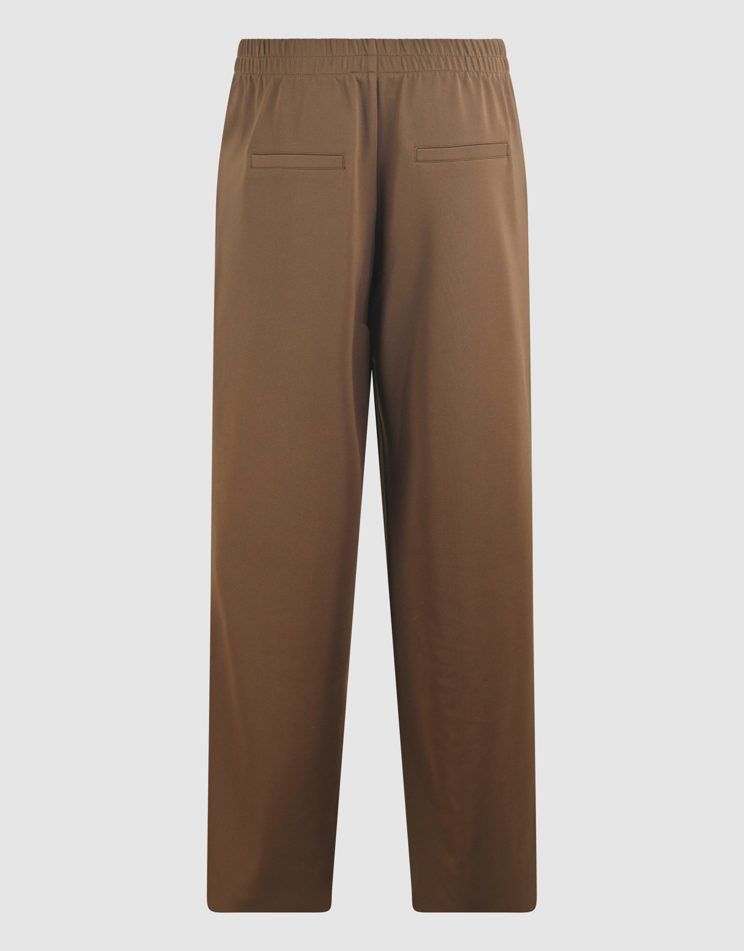 Braune Basic-Hose mit weitem Bein SHOEBY WOMEN