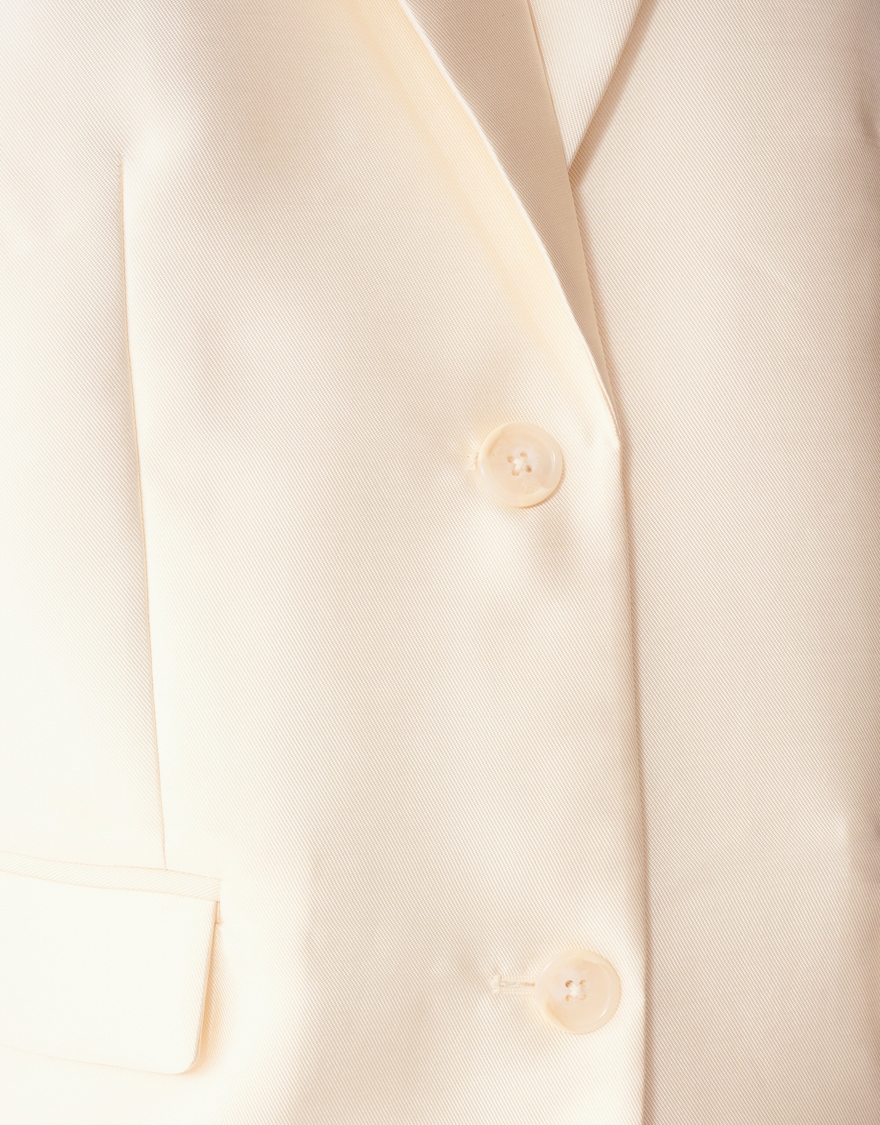 Oversized-Blazer ohne &Auml;rmel, gebrochenes Wei&szlig; SHOEBY WOMEN