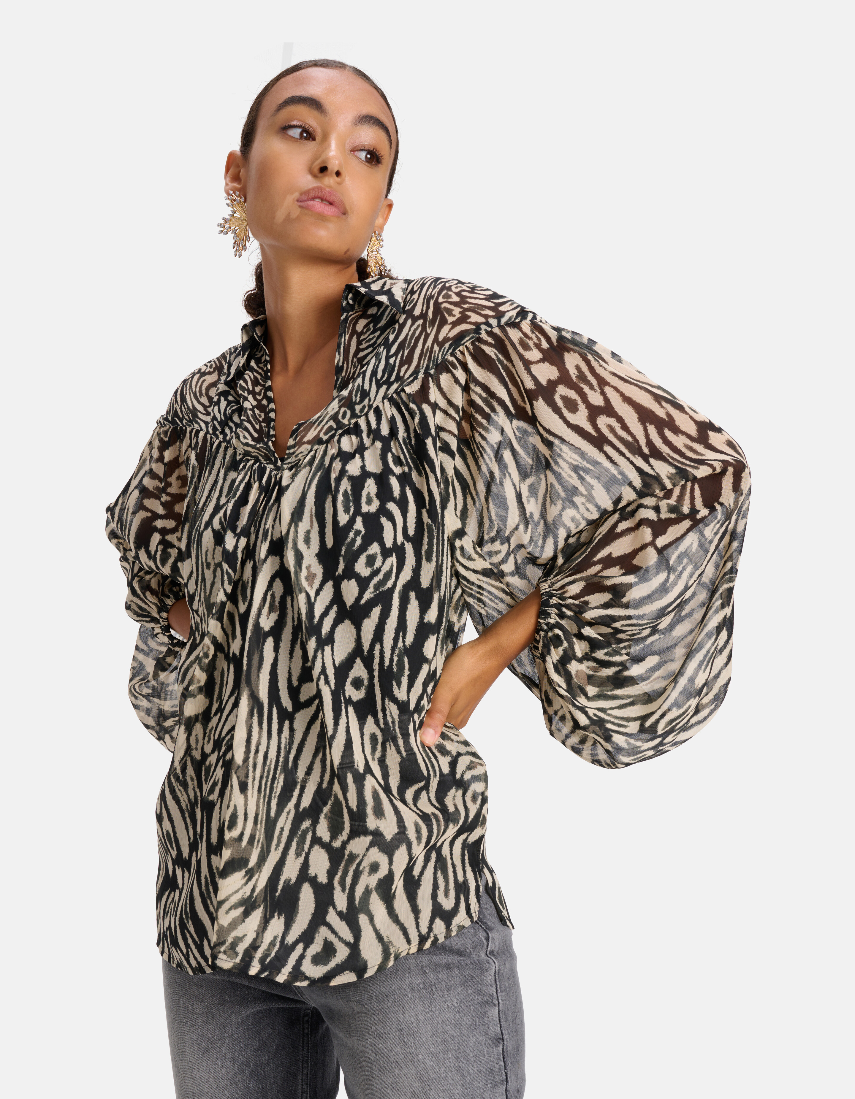Bluse mit Leopardenmuster SHOEBY WOMEN