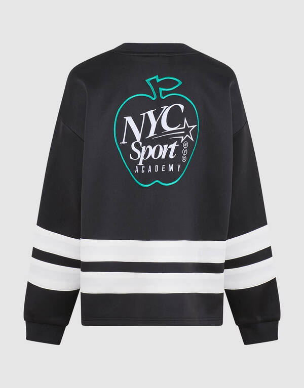 Oversized Fit Artwork Sweater Schwarz SHOEBY BOYS