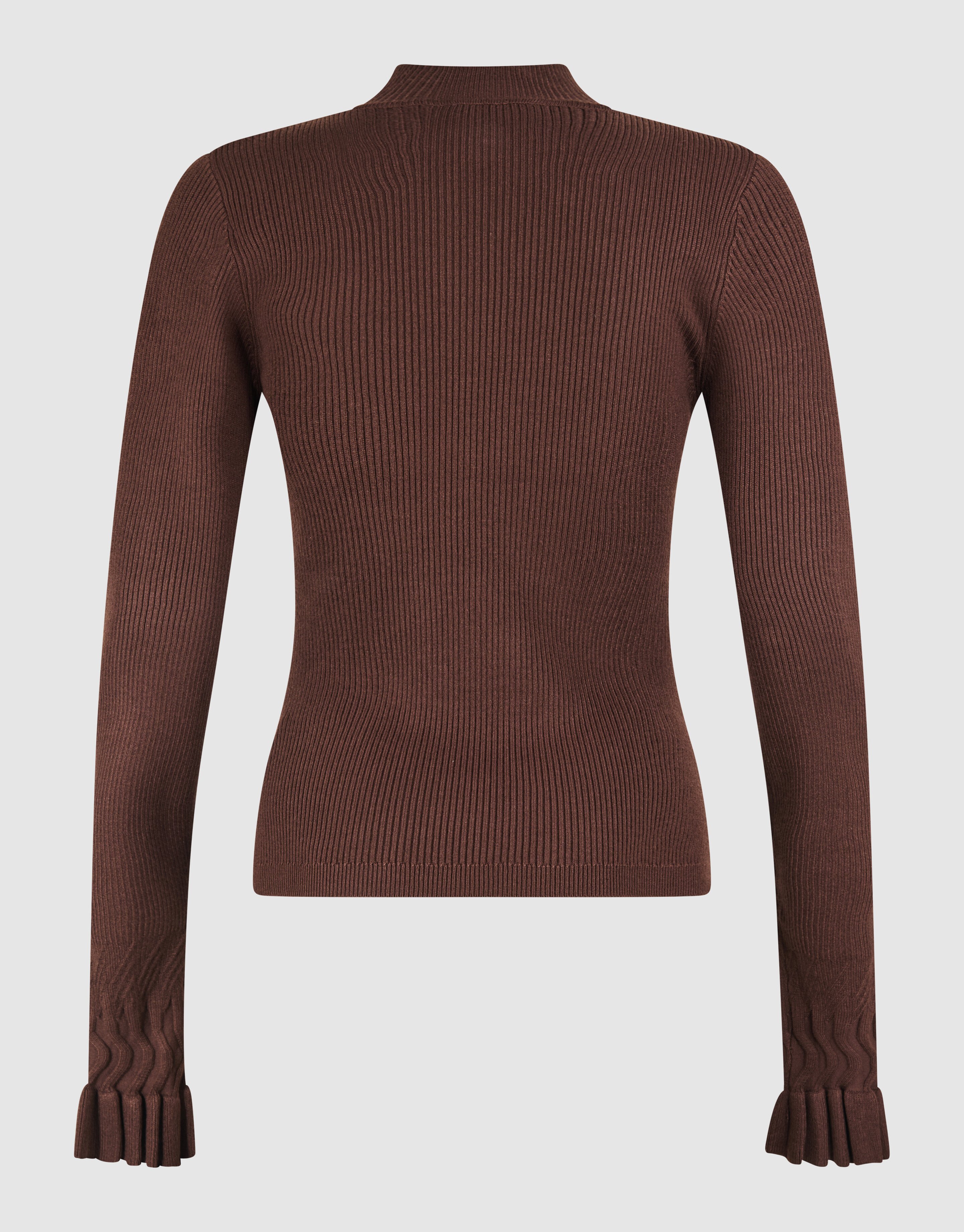 Frill Top Dunkelbraun SHOEBY WOMEN