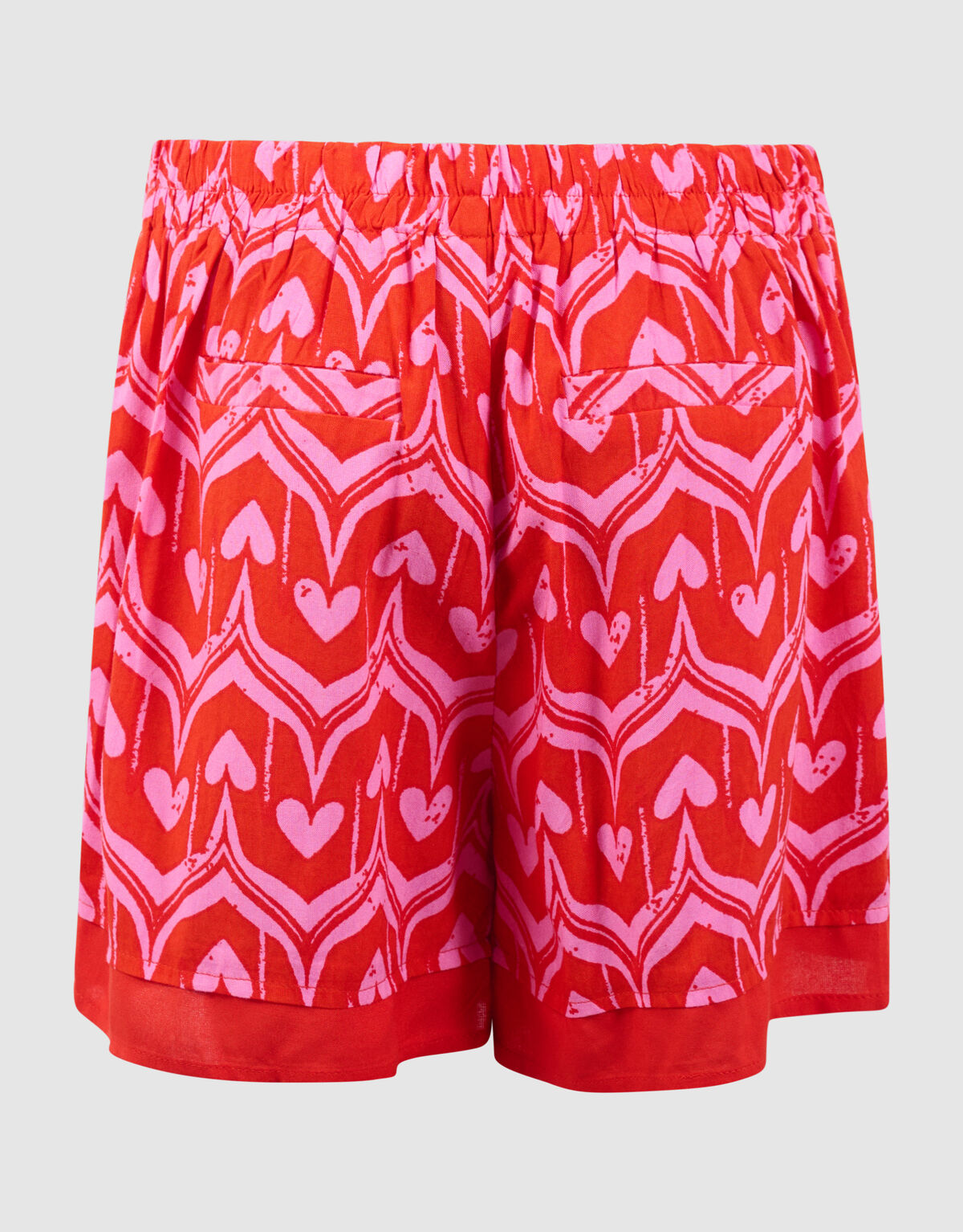 Herz-Print Skort Rosa/Rot SHOEBY GIRLS