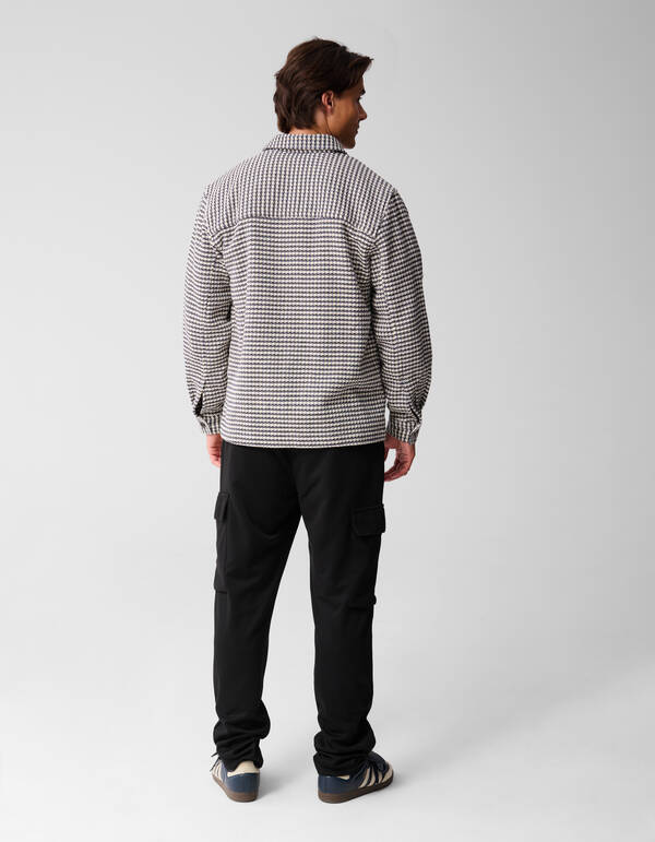 Pied De Poule &Uuml;berhemd Sand SHOEBY MEN