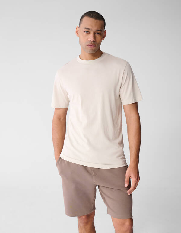 Line-Art-T-Shirt Sand SHOEBY MEN