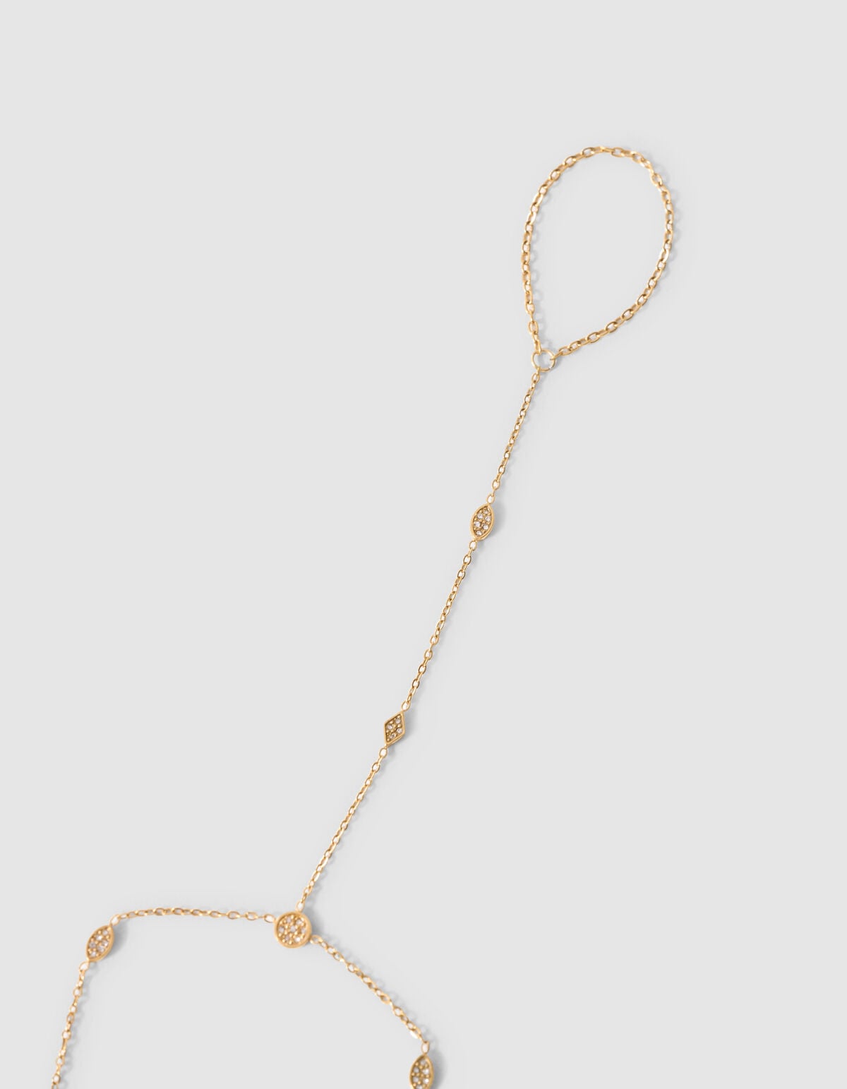 Augenf&ouml;rmige Handkette Gold SHOEBY ACCESSOIRES