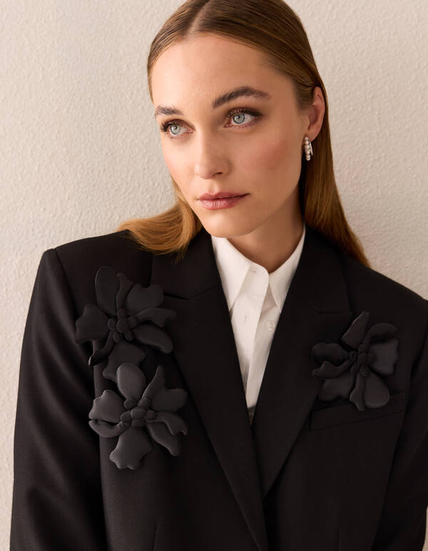 Blumenblazer Schwarz von Mieke SHOEBY WOMEN