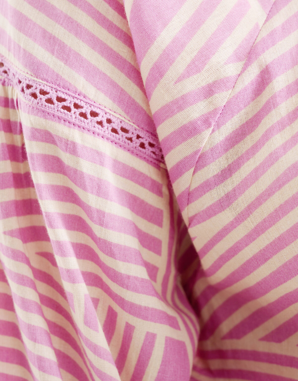 Voile Tape Blouse Roze SHOEBY WOMEN