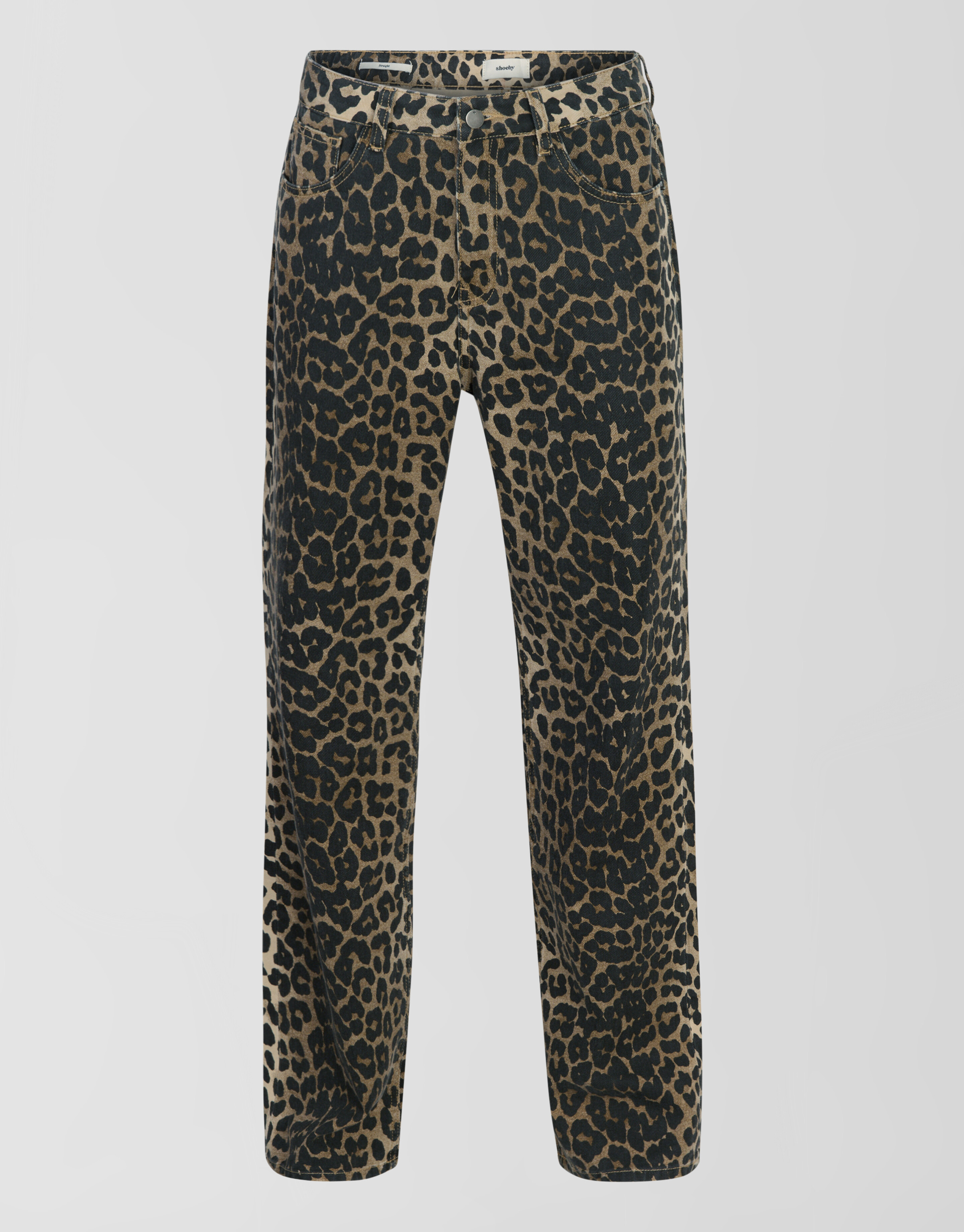 Leopardenjeans Schwarz SHOEBY WOMEN