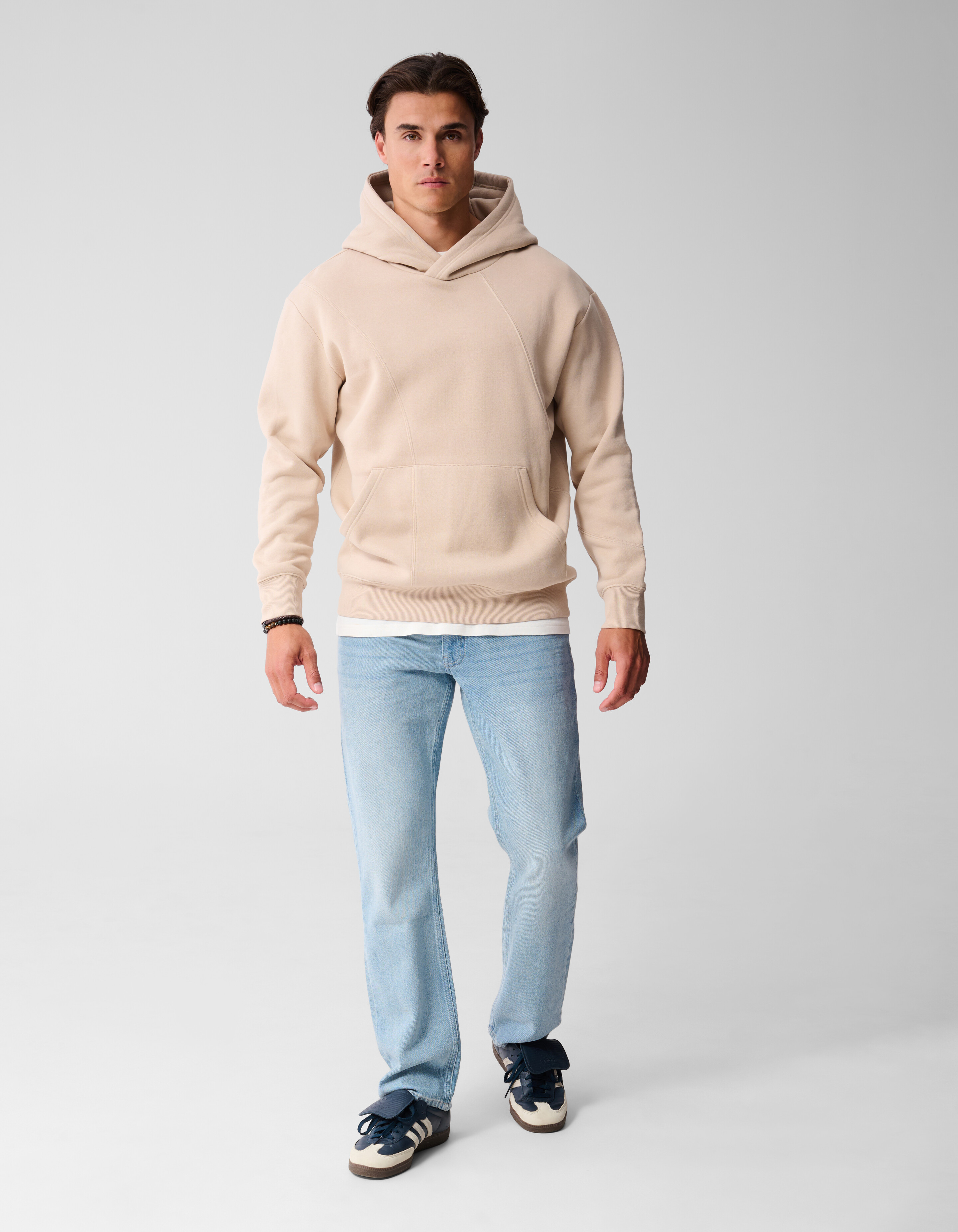 Gemischter Sweat-Hoodie Sand SHOEBY MEN