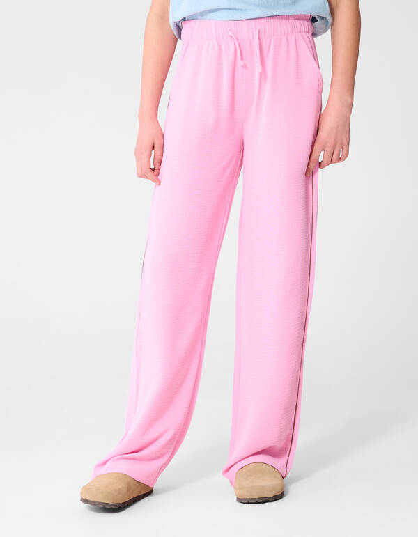 Hose mit weitem Bein und Ziern&auml;hten, hellrosa SHOEBY GIRLS